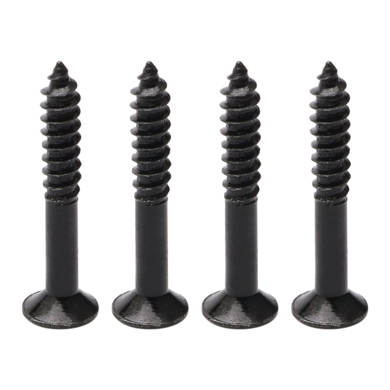 Jiuwu Electric Guitar Pickguard Screws Pick Guards Scratch Plate Mounting Screws for Fender Bass Guitar (50pcs, Black, Screwdriv