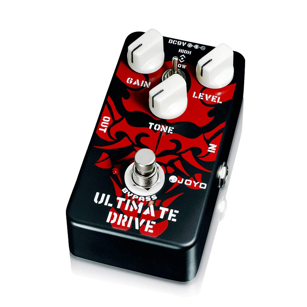 JOYO Overdrive Distortion Pedal Rich Bordering-on-Distortion Overdrive for Electric Guitar Effect - Bypass (Ultimate Drive JF-02