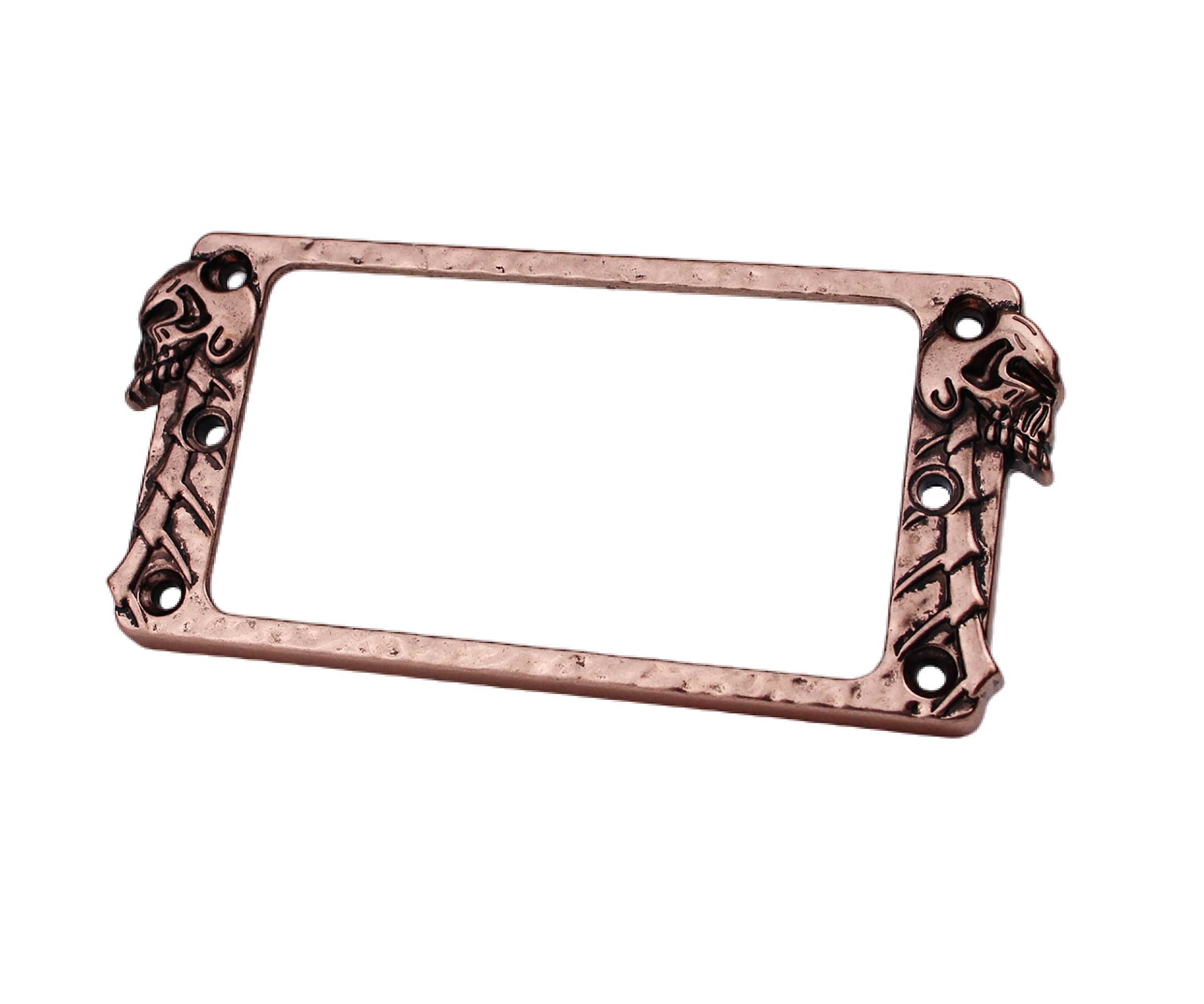 Guyker Metal Flat Humbucker Cover, Pickup Mounting Ring Set - Bridge Neck Pickups Frame Replacement Part for Electric Guitar or