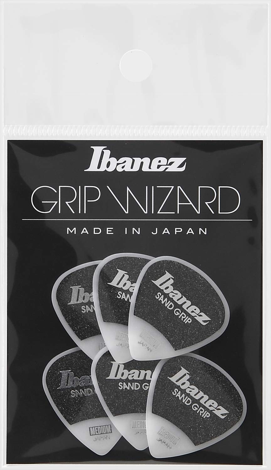 Ibanez Grip Wizard Series Sand Grip Pick PA16MSG-WH WHITE