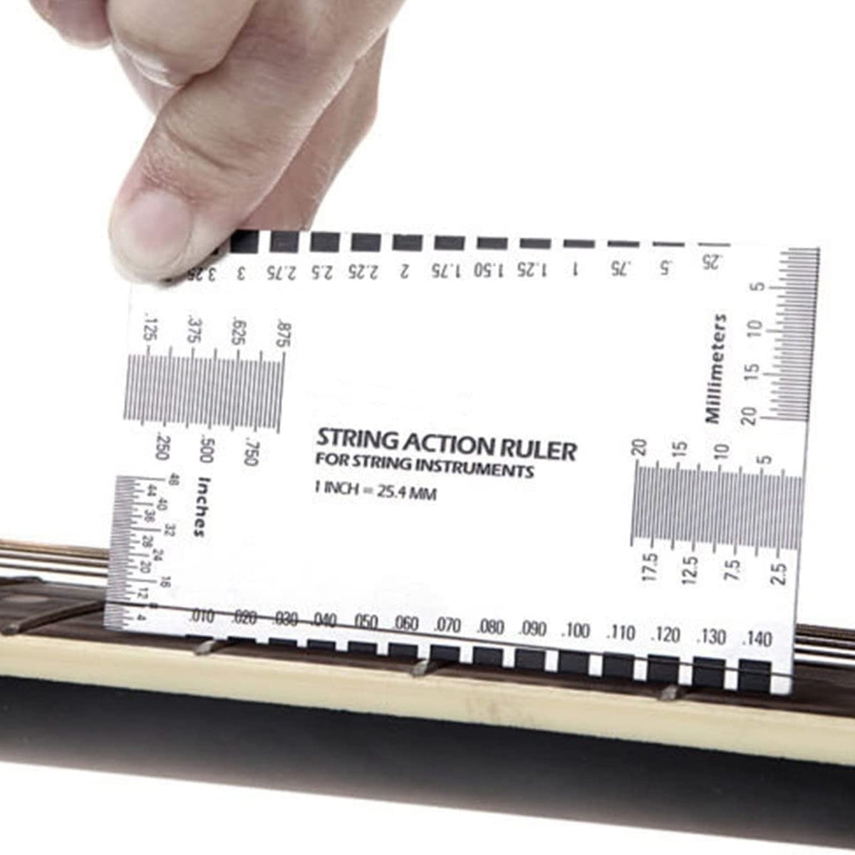 String Action Gauge Ruler, Guitar Height Gauge Set Up Tool For Electric ...