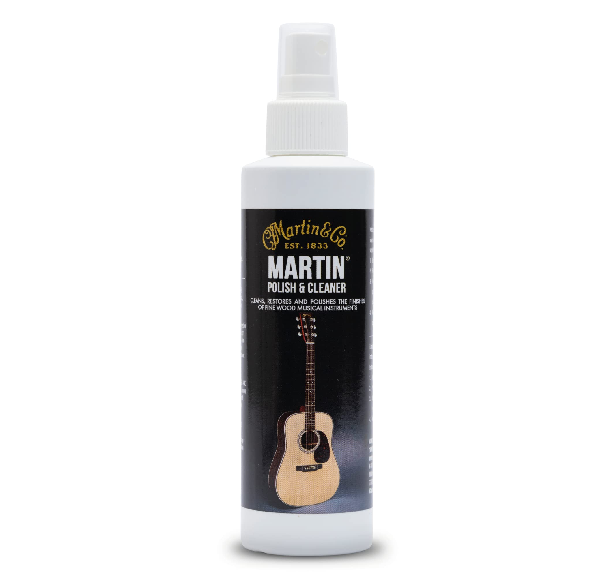 Martin Guitar Polish And Cleaner, All-In-One Guitar Cleaner, 6 Ounces