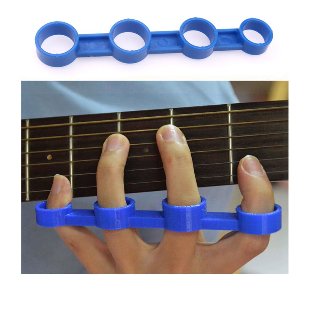 Vaguelly Hand Grip Exerciser Hand Strengthener Grip Guitar Finger Expander Guitar Span Practice Finger Expansion Sleeves Finger