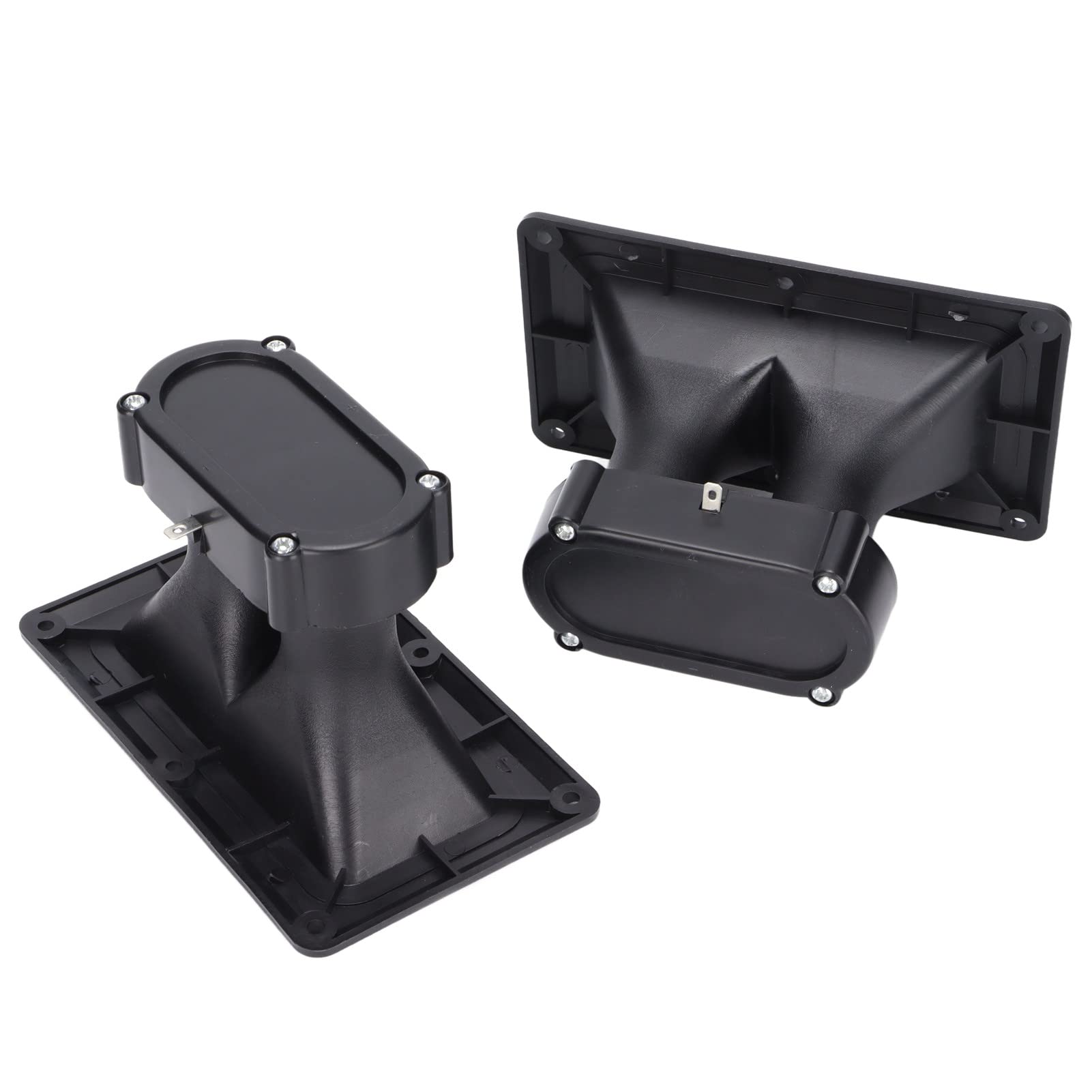 Piezoelectric Speaker Dual Driver Tweeter Horn, 98dB Sensitivity, Ceramic Driver, Wide Dispersion Speakers for DJ Speakers, Stud