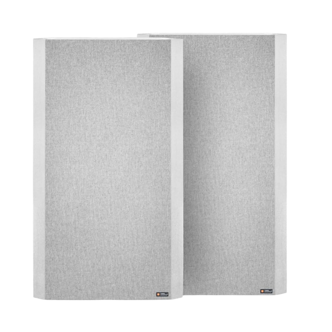 Timber Acoustics Bevelled Edge Corner Bass Traps | Rockwool| Pine-Wood | Acoustics & Soundproofing | 2 X 4 X 5 [Set Of 2] Nrc 