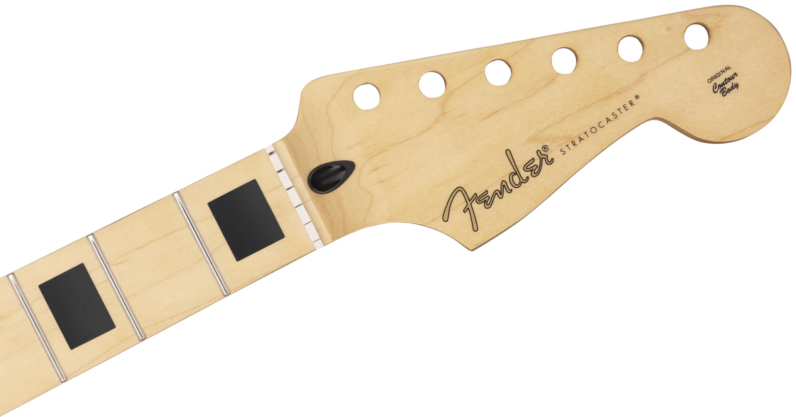 Fender Player Series Stratocaster Neck, Modern C, 22 Medium Jumbo Frets, Maple Fingerboard, with Block Inlays