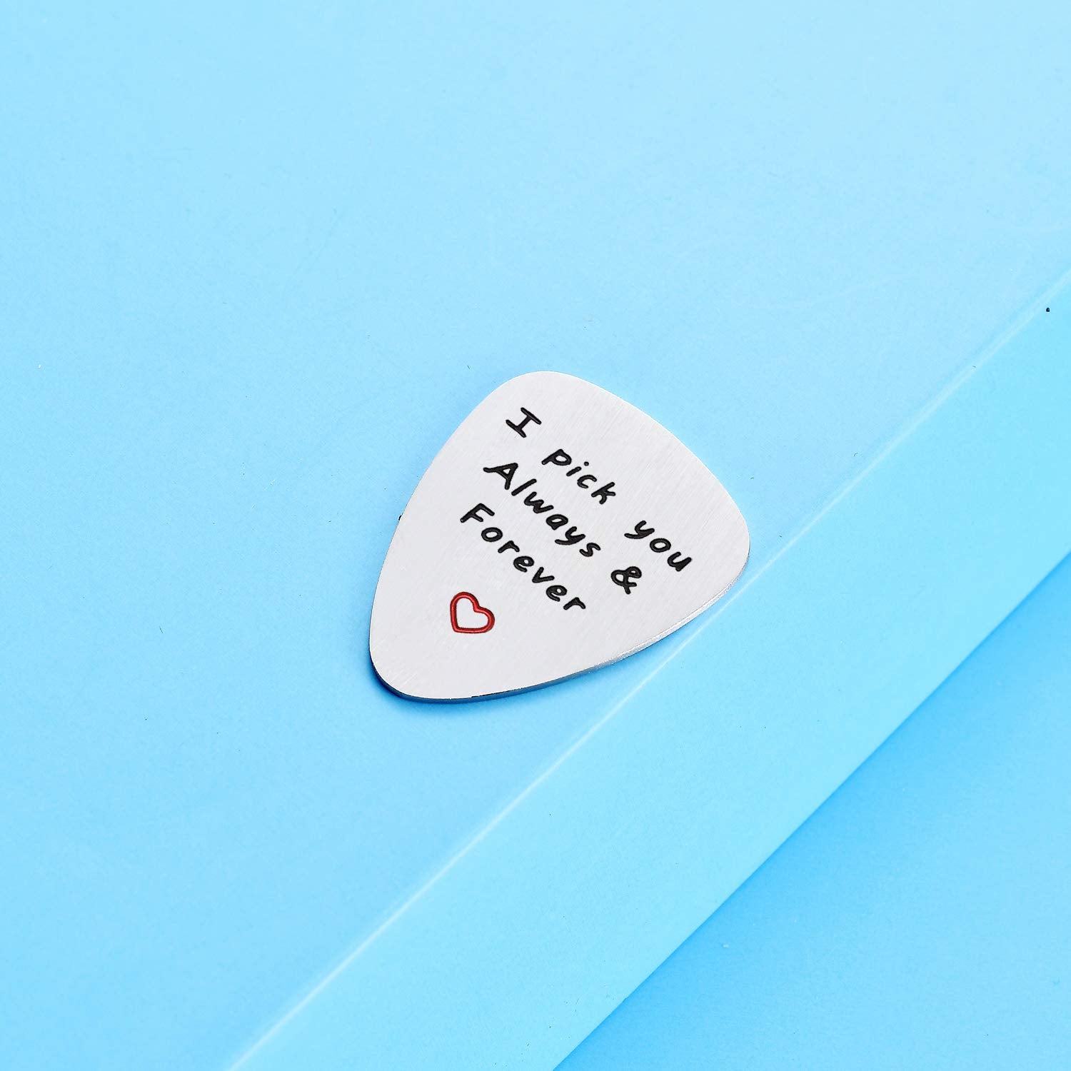 Husband Boyfriend Gifts - Guitar Picks Gifts for For Guitarist Musician, Valentine's Day Gift for Him, Wedding Gift for Men (Sty