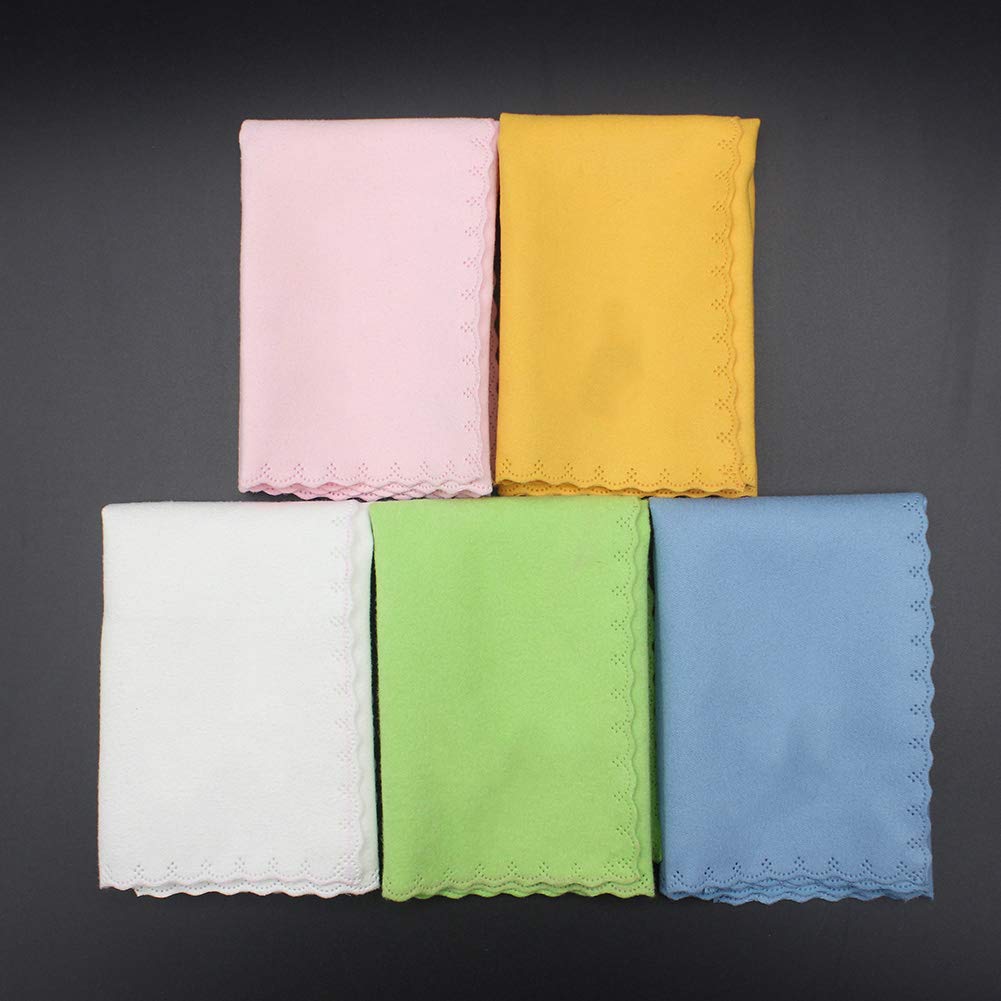 Guitar Cloth, 5Pcs Violin Piano Guitar Microfiber Cleaning Cloths For Musical Instruments Premium Polishing Cloth Played Accesso