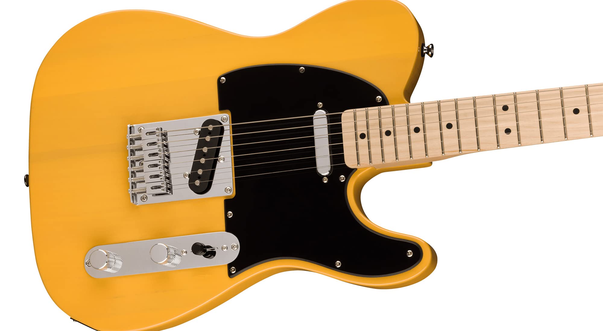 Fender Squier Sonic Telecaster - Butterscotch Blonde Bundle with Frontman 10G Amp, Tuner, Strap, Cable, Picks, and Austin Bazaar