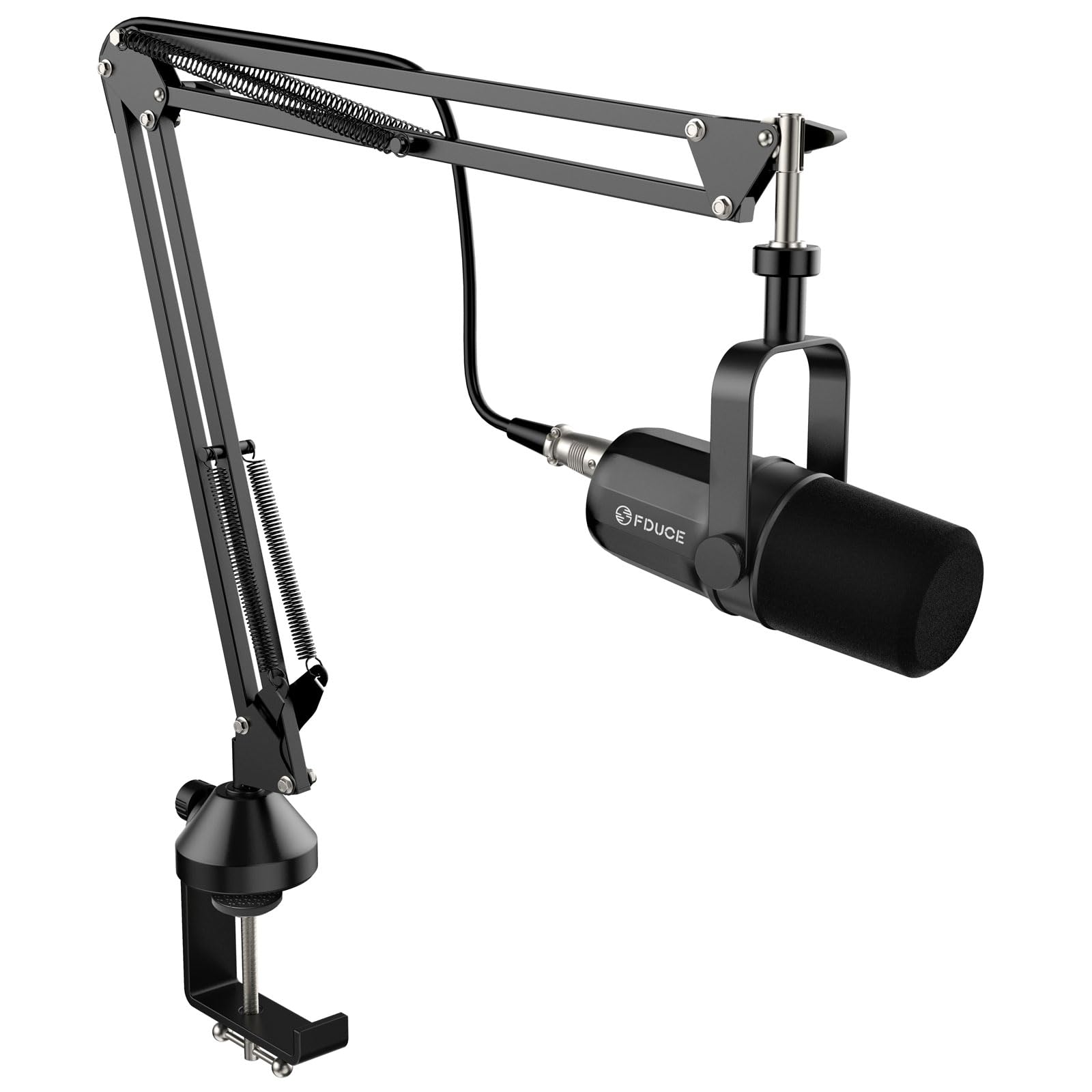 FDUCE SL40X XLR Dynamic Microphone kit for Vocal Recording, Podcasting, Gaming, Live Streaming&Broadcasting, All Metal Cardioid 