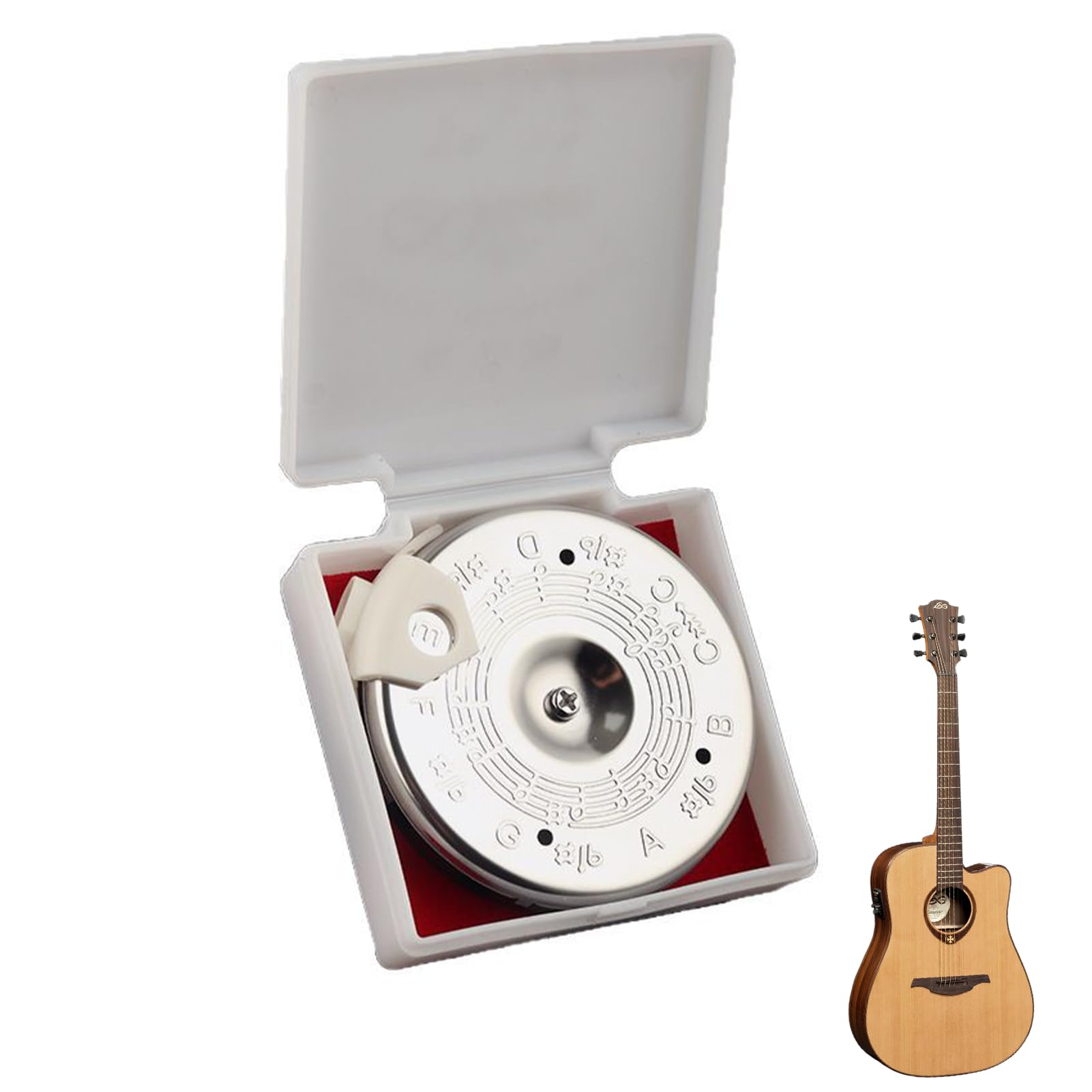 13 Tone Pitch Pipe,Pitch Pipe For Singers,Sensitive Pitch Pipe,Bass Tuner,Violin Tuner,Guitar Tuner,Chromatic Tuner,Ukulele Tune