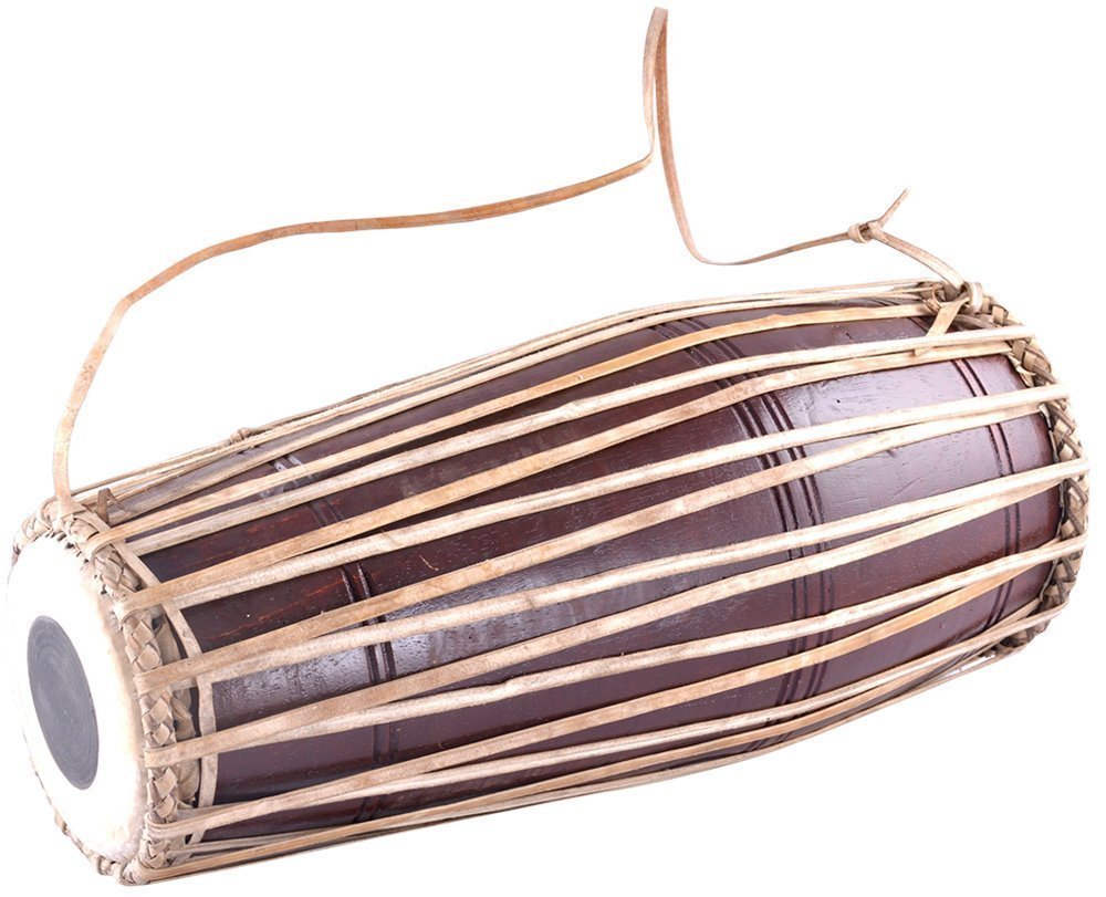 Musical Mridangam, Strap Tuned, Jackfruit Wood, South Indian Drum