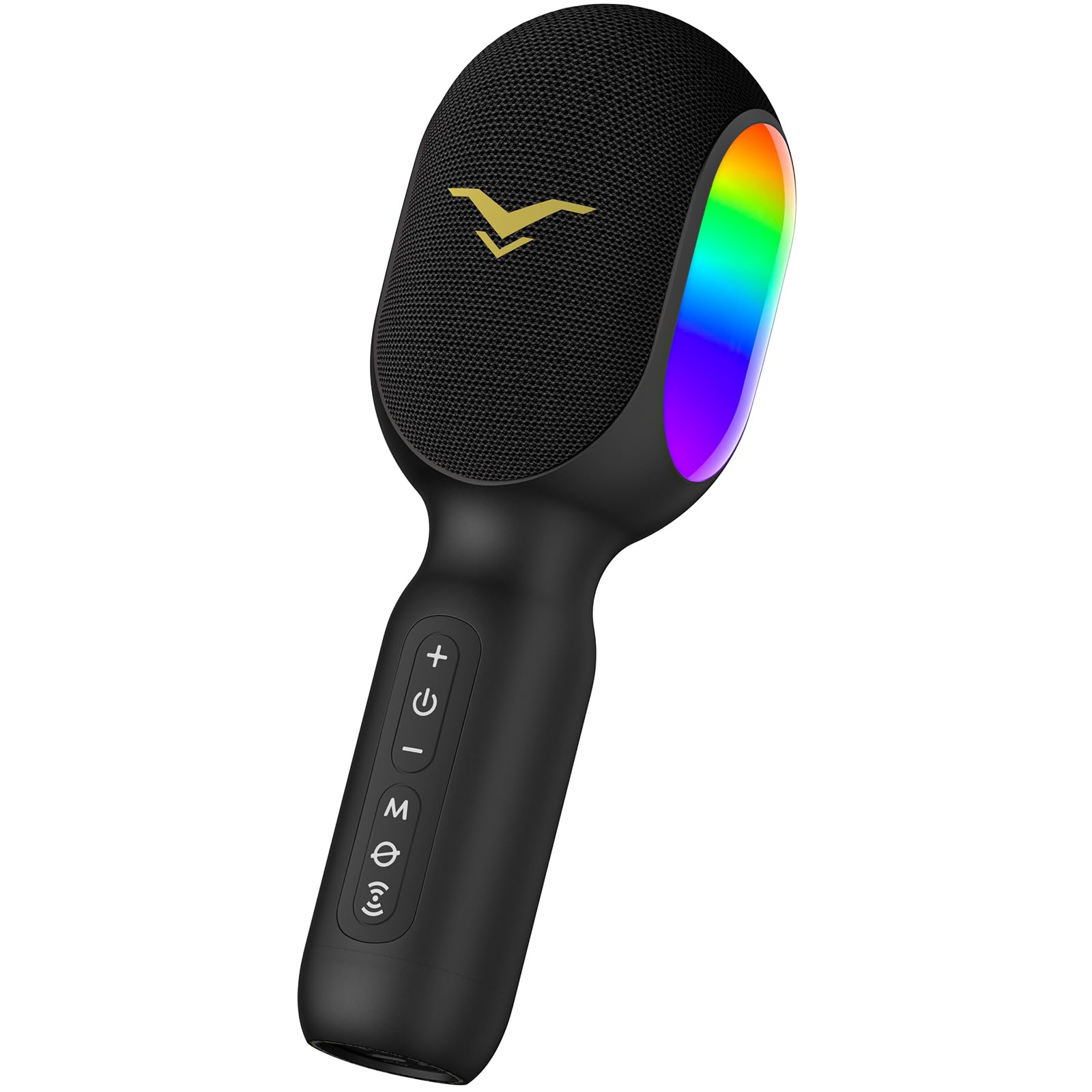 Wireless Bluetooth Karaoke Microphone, 5-in-1 Portable Handheld Mic with LED Lights, Supports Car Karaoke Duets, Karaoke Mic Spe
