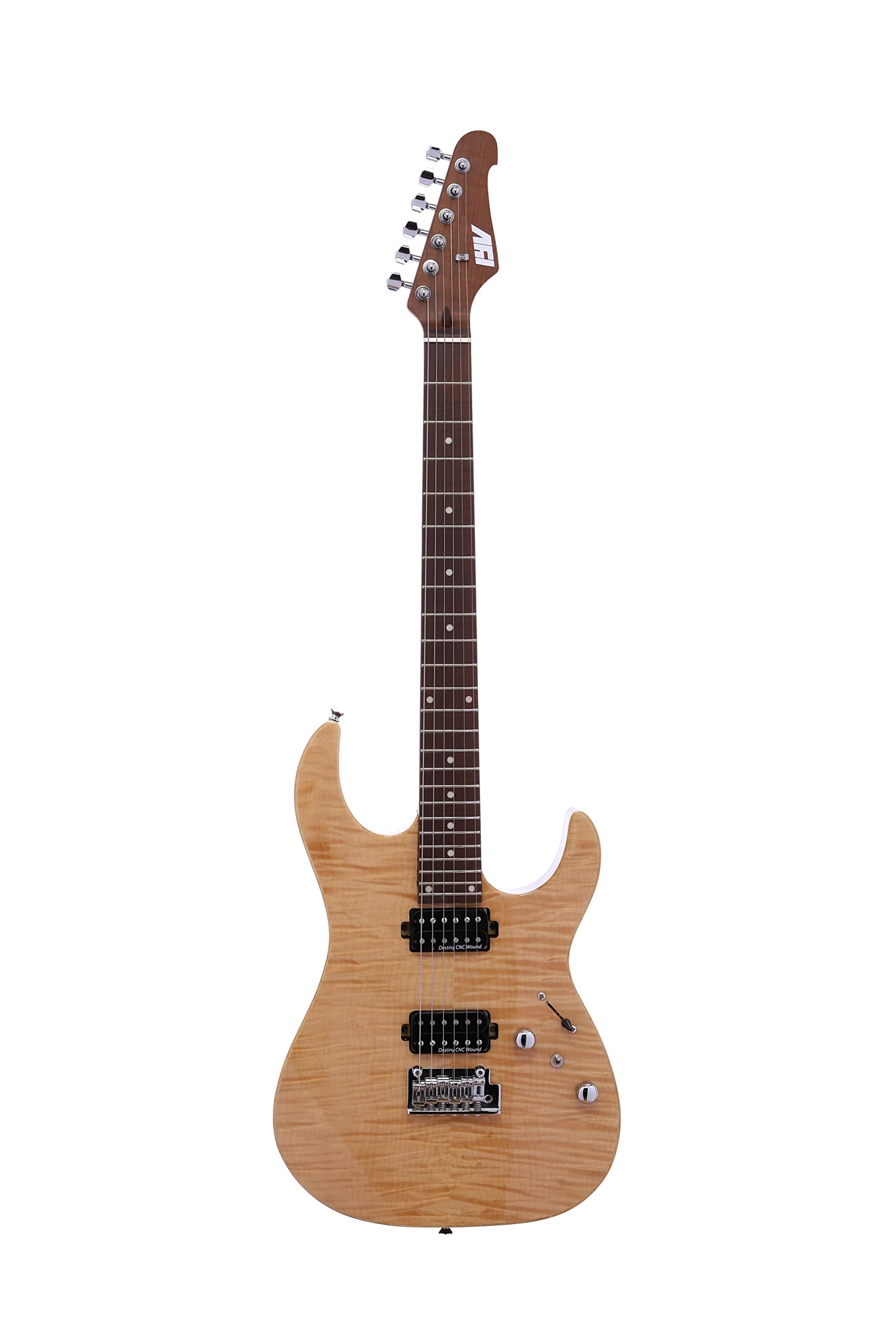 Iyv 6 String Solid-Body Electric Guitar, Right, Nature (Is-400 Hh)