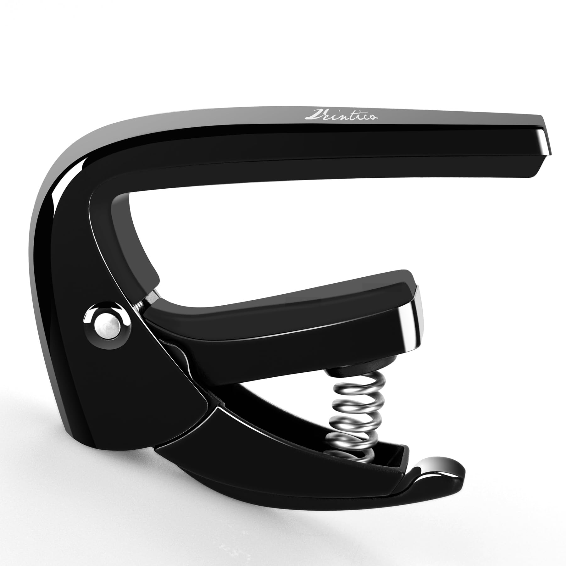 Veintico High-End Pro Guitar Capo For 6 Strings Acoustic And Electric Guitars With Quick Lock Performance-Black