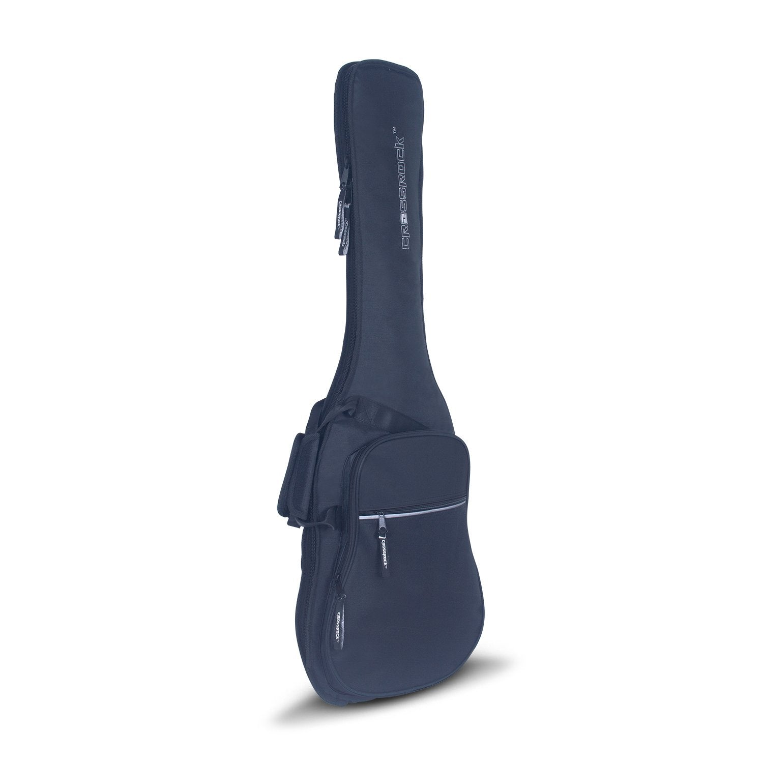 Crossrock CRSG106EBK Electric Guitar Bag with 10mm Padded Backpack Straps in Black