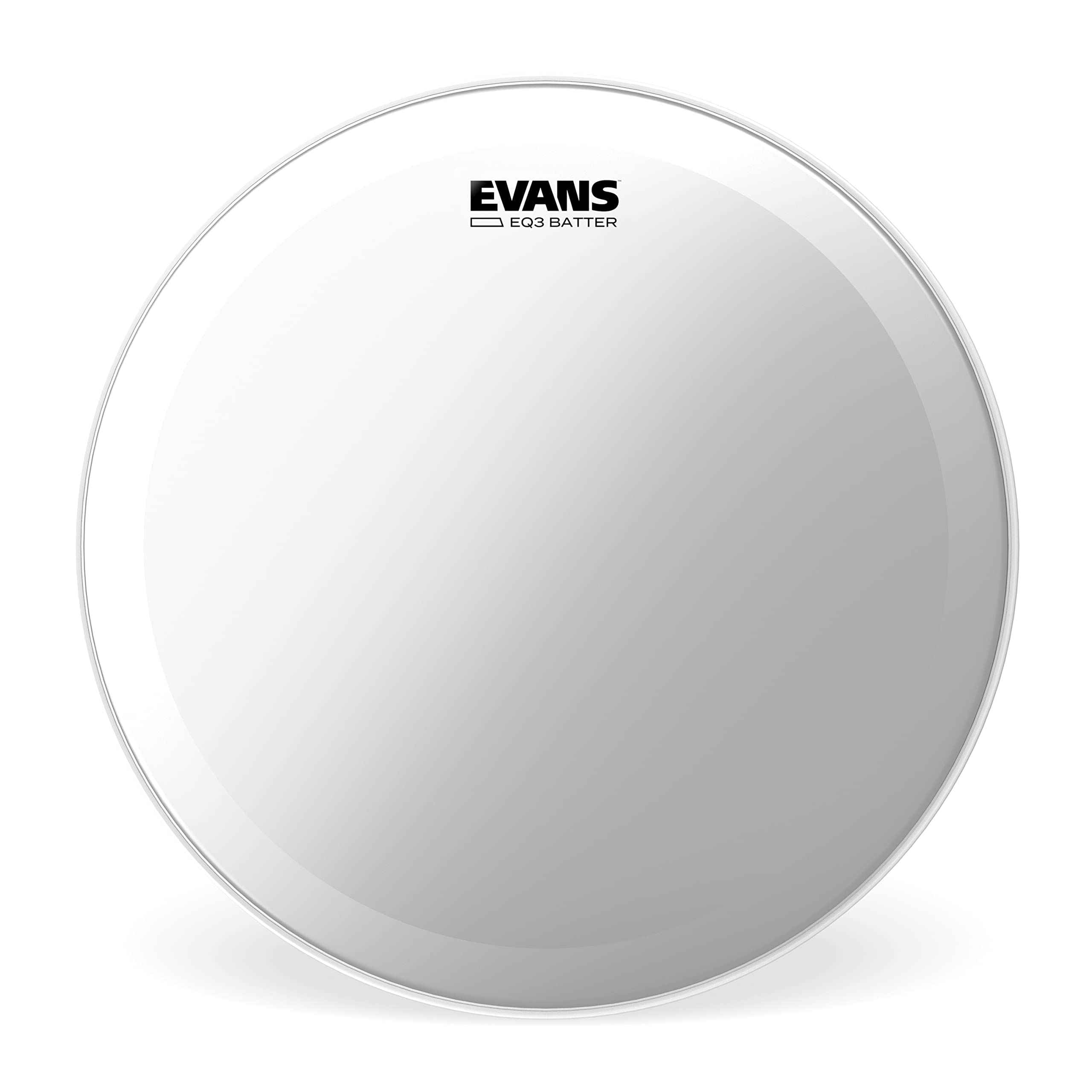 Evans EQ3 Clear Bass Drum Head, 22 Inch
