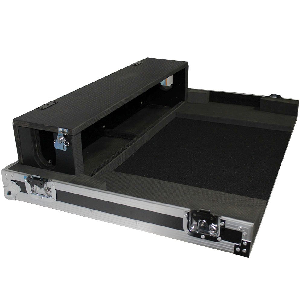 Prox Xs-Ycl5Dhw Ata Digital Audio Mixer Flight Case For Yamaha Cl5 Console With Doghouse Compartment And Caster Wheels