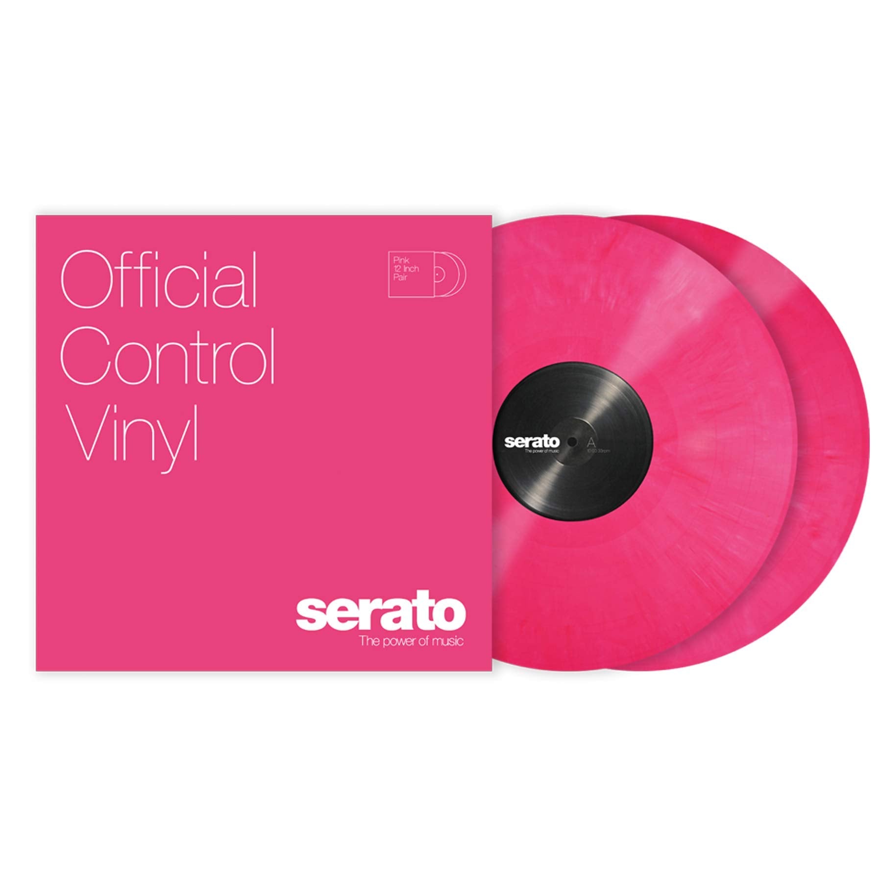 Serato Performance Series Control Vinyl, Pink, 2-Pack