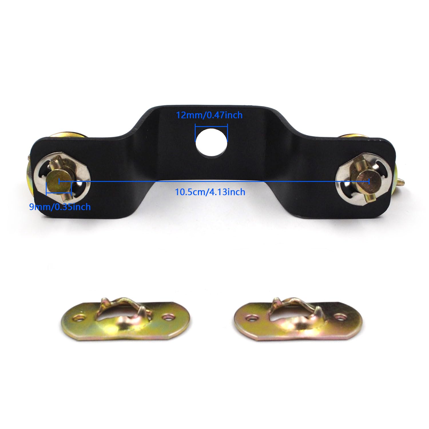 Moving Head Light Bridge Connector Truss Clamp Stage Light Clamps, Bracket Connector Spacing 10.5cm, Quick Lock, 12 mm Aperture
