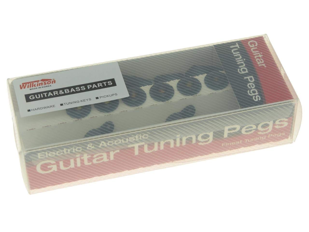 Wilkinson 3L3R Black E-Z Post Guitar Tuners EZ Post Guitar Tuning Keys Pegs Machine Heads for Acoustic Guitars