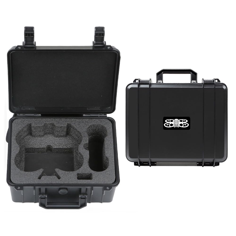 Zorbes Compatible With Dji Neo 2, Drone Carry Case Bag With Handle Custom Mold Anti-Scratch Foam Liner Hard Shell Shock Proof Or
