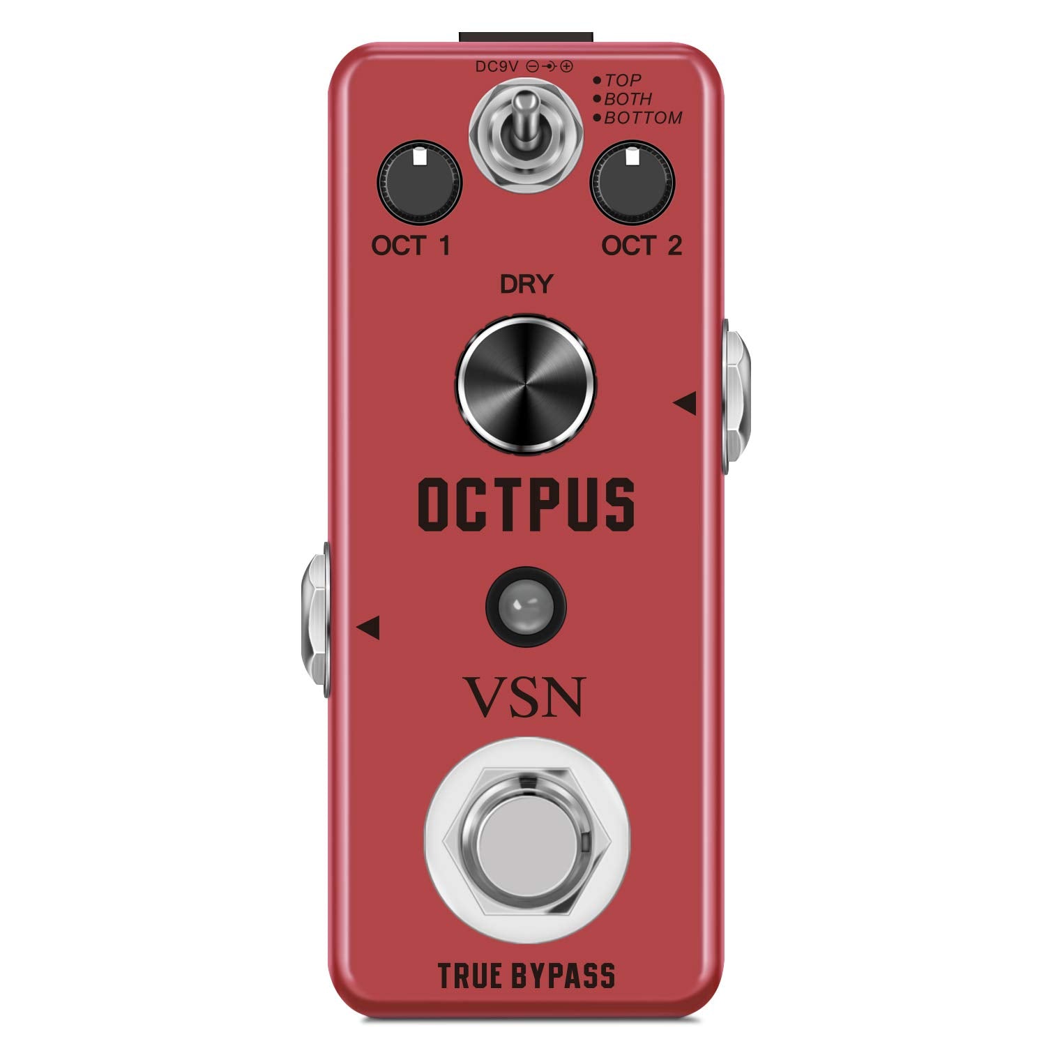 Vsn Guitar Octave Effect Pedal For Electric Guitar Precise Polyphonic Octave Effects Generator Octpus Guitar Pedals True Bypass