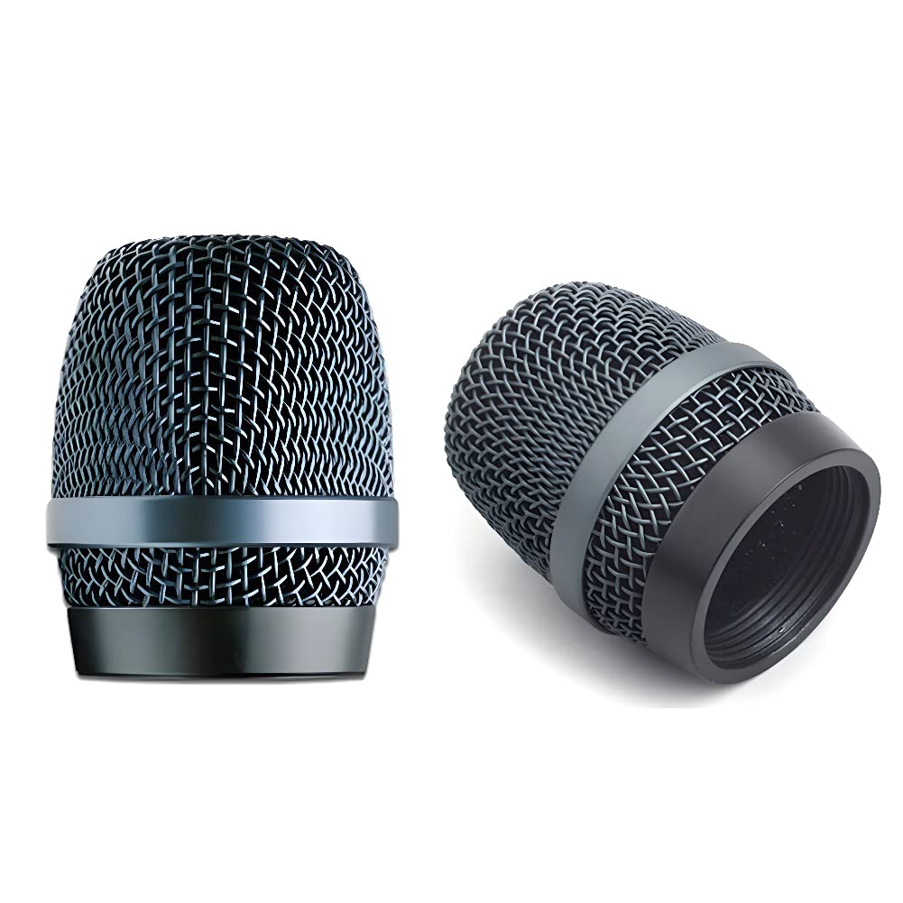 JXRYWF-2 PcS Replacement Ball Head Mesh Microphone grille for Sennheiser e935 e945 Wired Handheld Microphone, Not compatible Wir