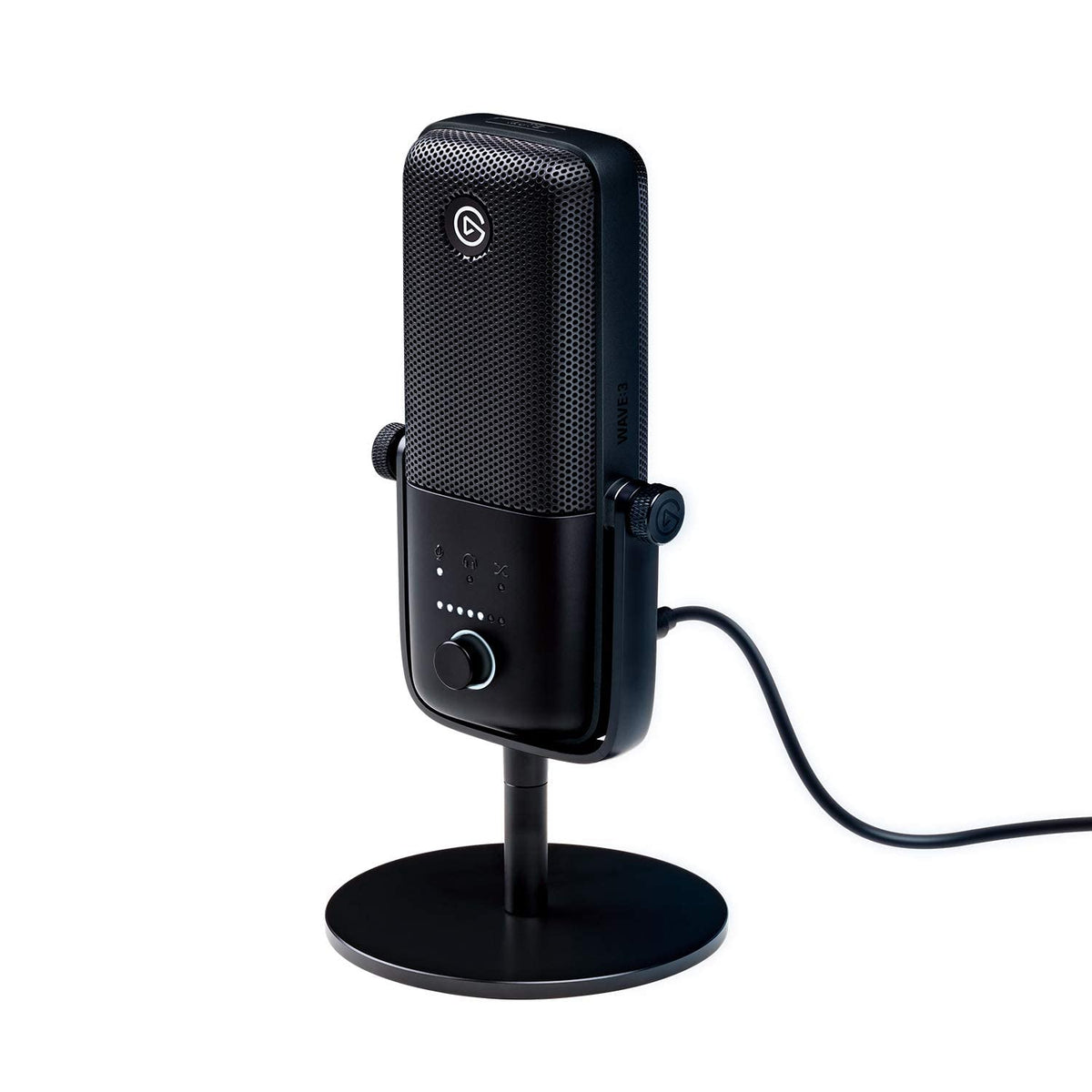 Elgato Wave:3 - Premium Studio Quality Usb Condenser Microphone For Streaming, Podcast, Gaming And Home Office, Free Mixer Softw