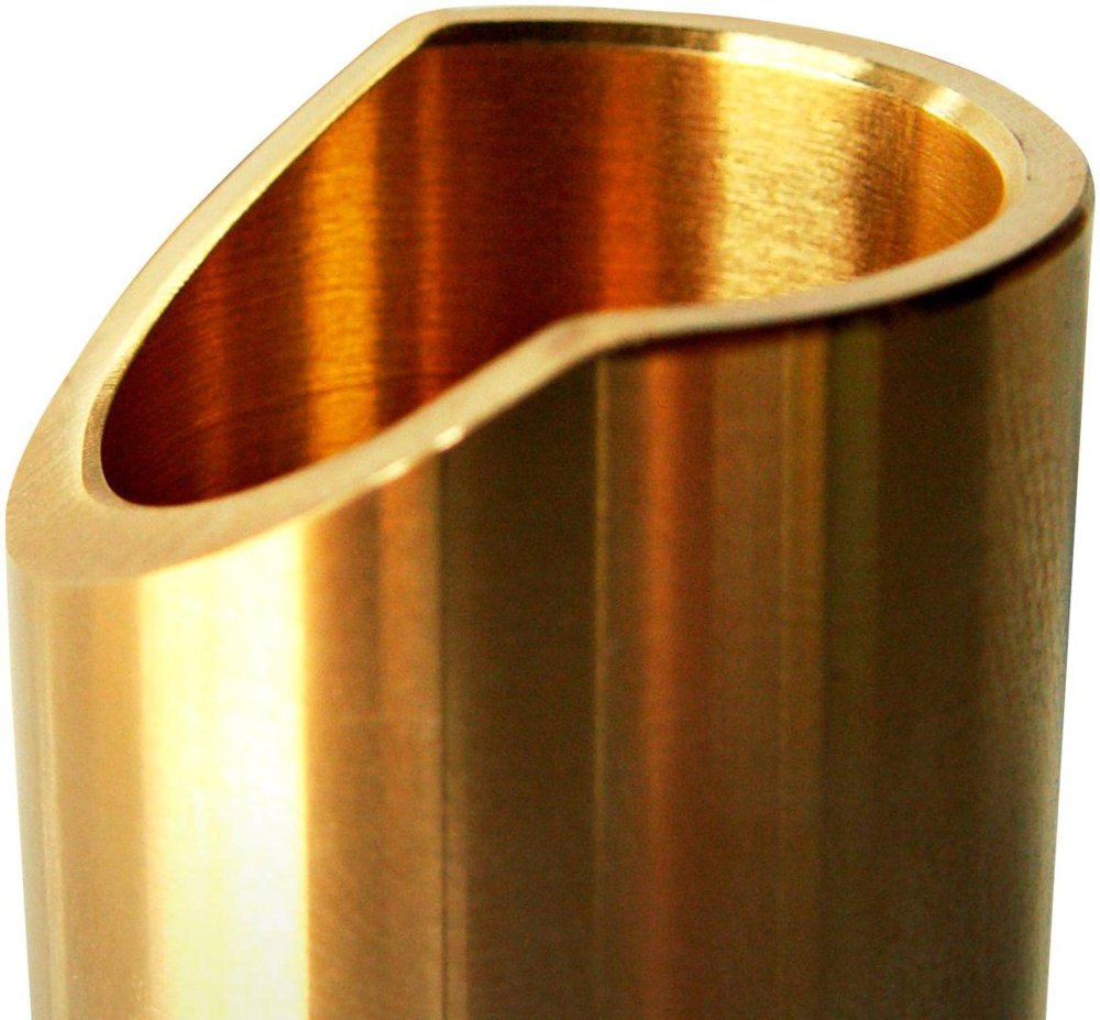 The Rock Slide Polished Brass Slide - Medium