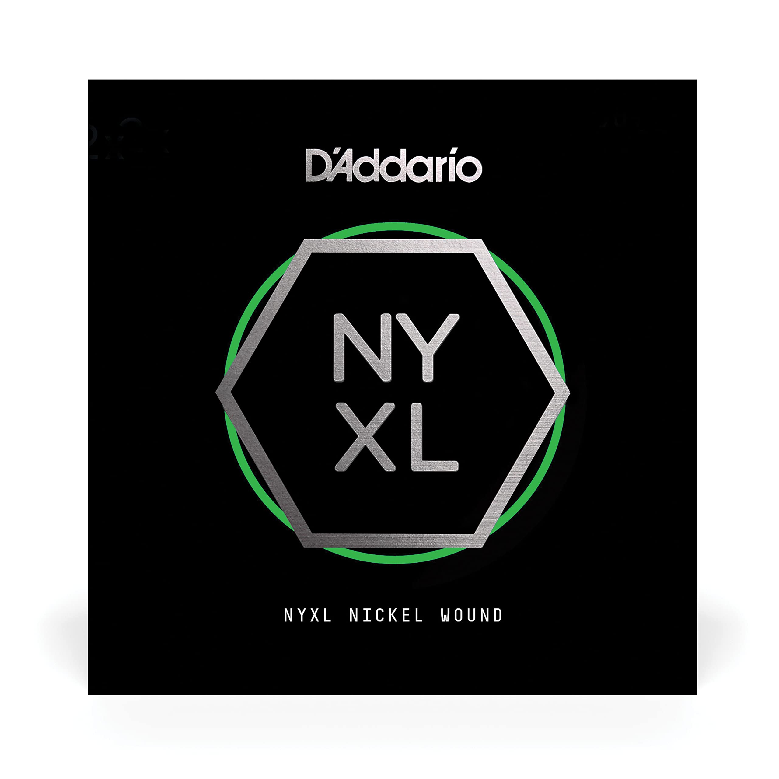 D'Addario Nyxl Nickel Wound Electric Guitar Single String.034