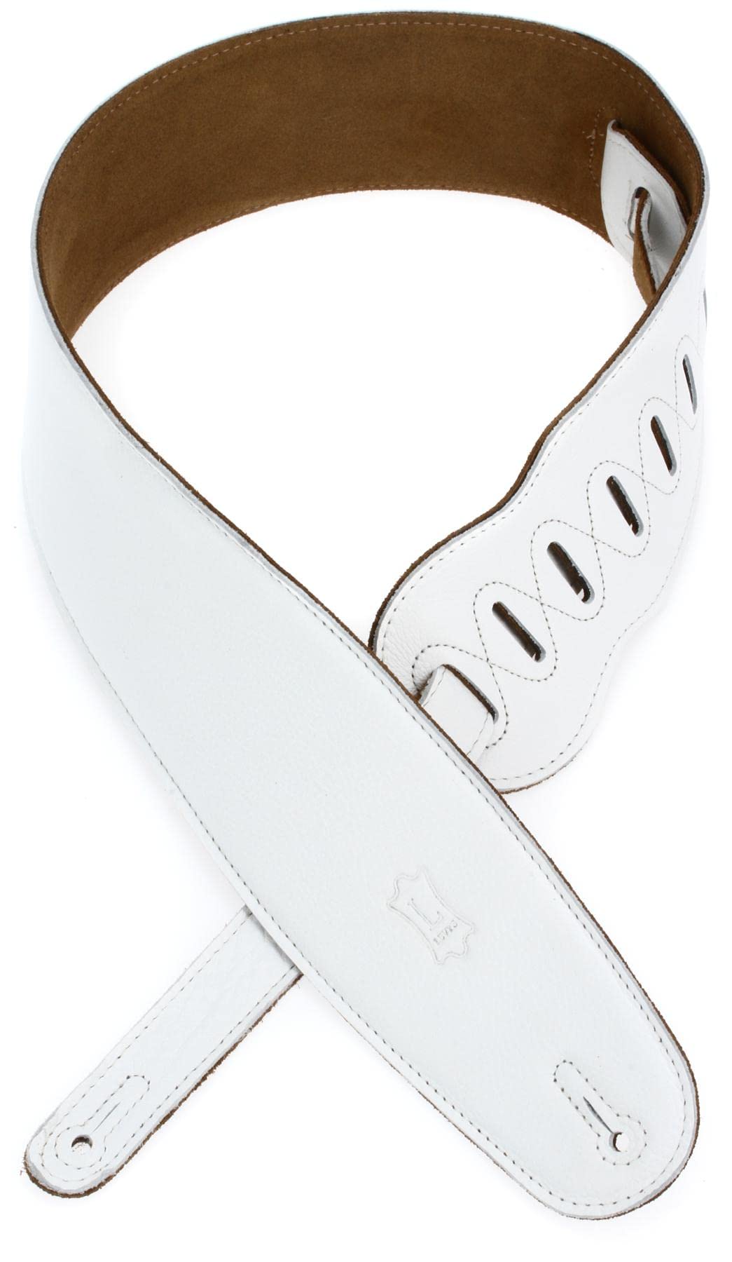 Levy'S Leathers M4Gf-Wht 3-Inch Garment Leather With Thong, White