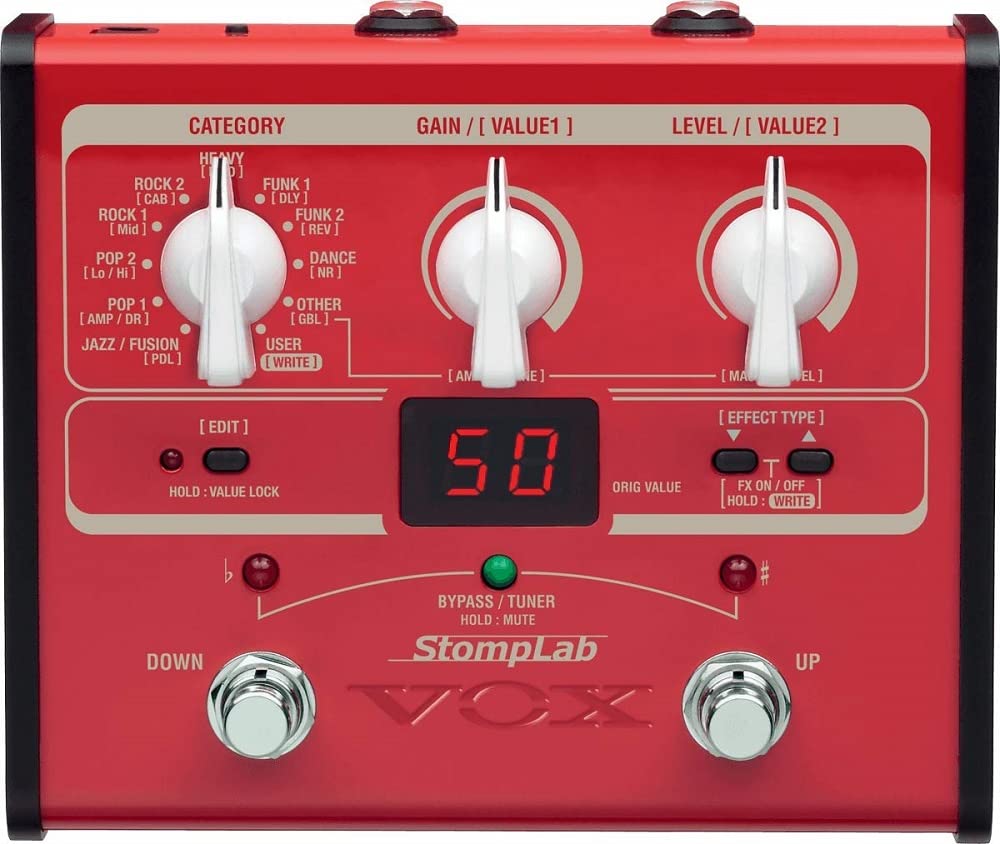 Vox Stomplab 1B Multi-Effects Modeling Pedal For Bass Guitar