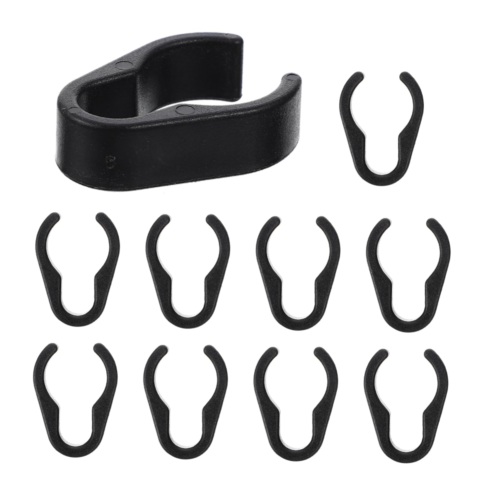 TOPPERFUN 10Pcs Microphone Wire Clips, 25mm Microphone Boom Wire Clips, 1in Microphone Stand Wire Clips, Microphone Accessories 