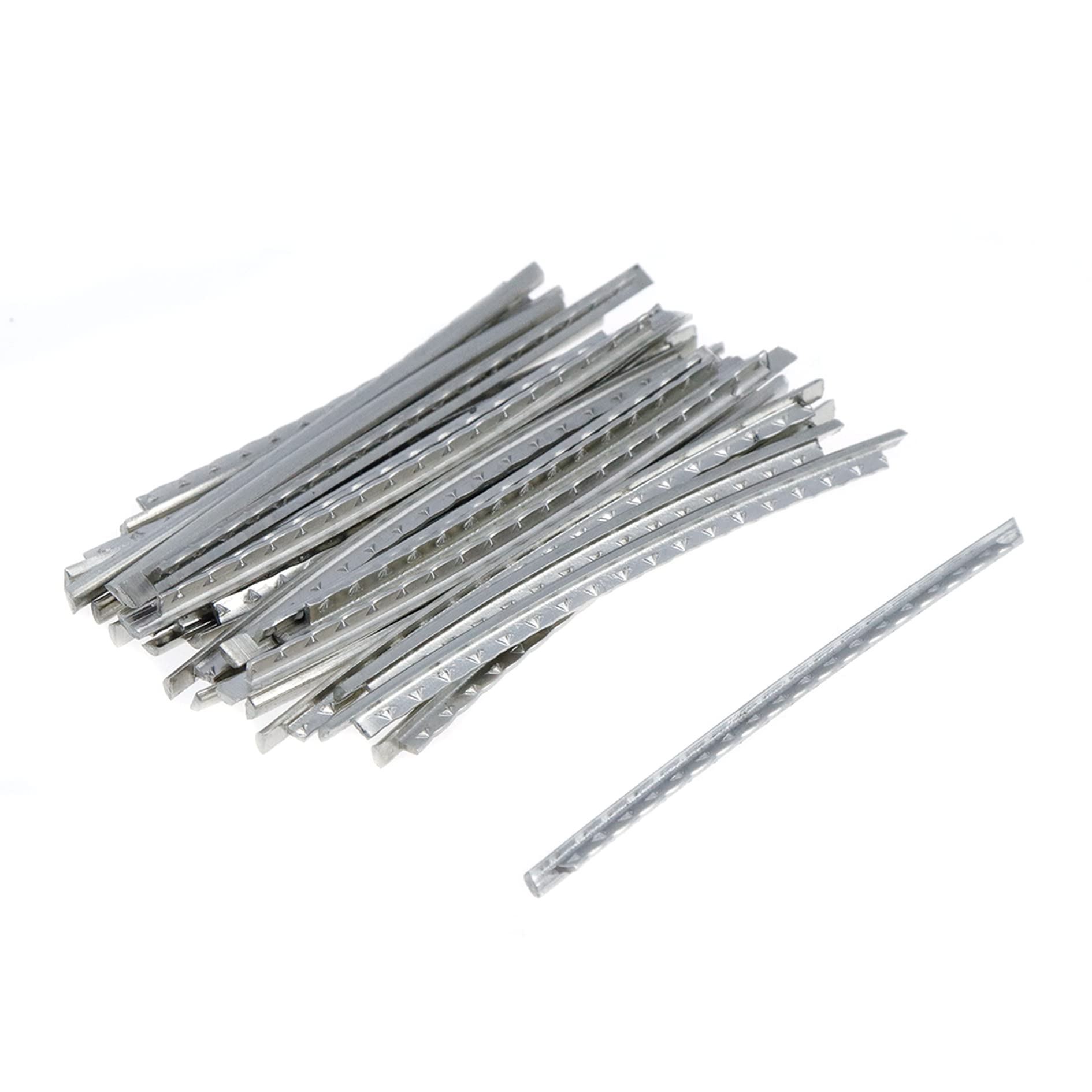 Chinflly Guitar Frets Wire,Stainless Steel Fretwire Set For Electric Guitar Guitar Fingerboard Replacement(2.2 Mm Width 24 Frets