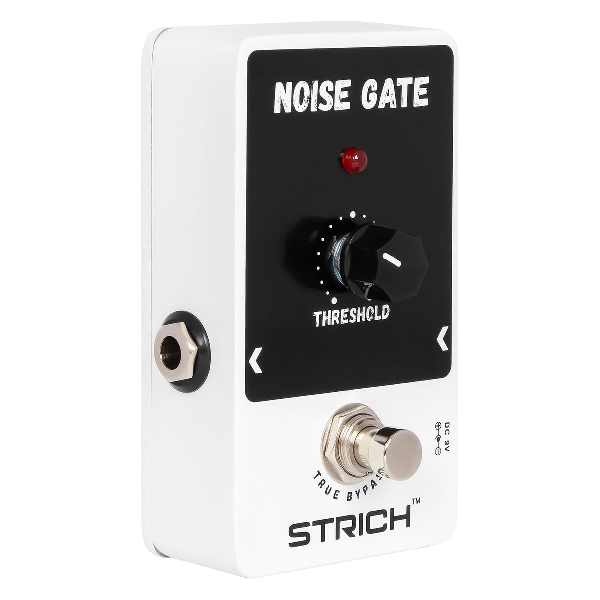 Strich Noise Gate Guitar Pedal, Noise Suppressor Guitar Pedal Noise Killer Effect, True Bypass For Electric Guitar, White