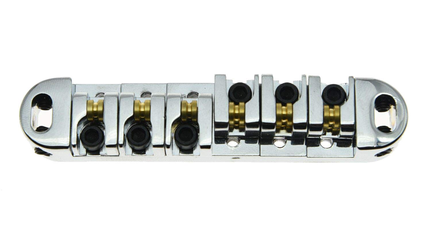 Chrome LP Electric Guitar Tune-o-matic Roller Saddle Bridge for Les Paul SG