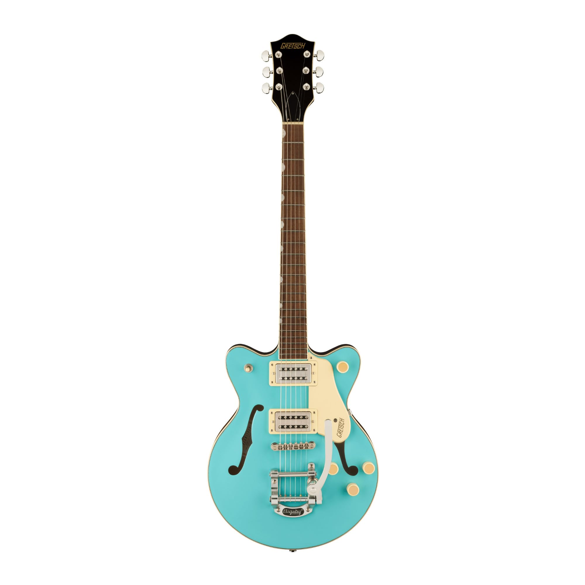 Gretsch G2655T Streamliner Center Block Jr Double-Cut Maple Body 6-String Guitar with Bigsby and Versatile Controls (Right-Hande
