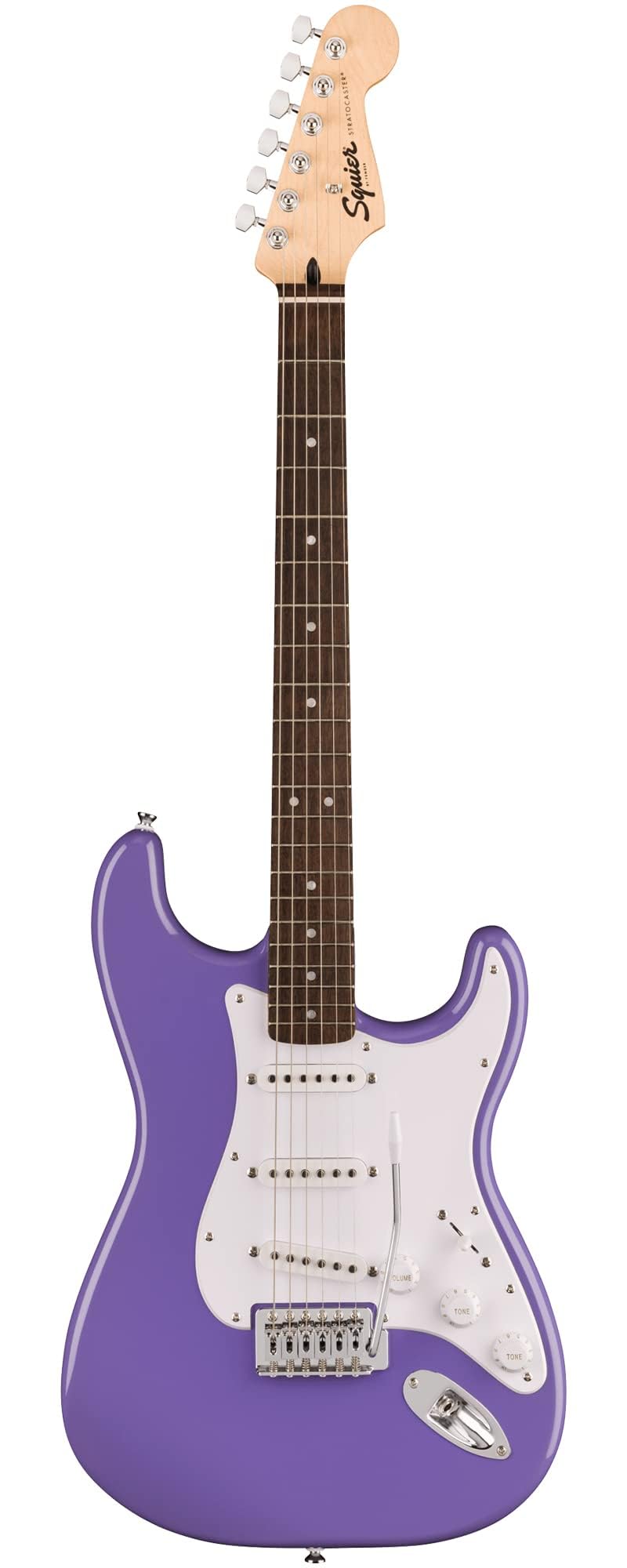 Fender Squier Sonic Stratocaster - Ultraviolet Bundle with Amp, Tuner, Strap, Cable, Picks, and Austin Bazaar Guitar DVD