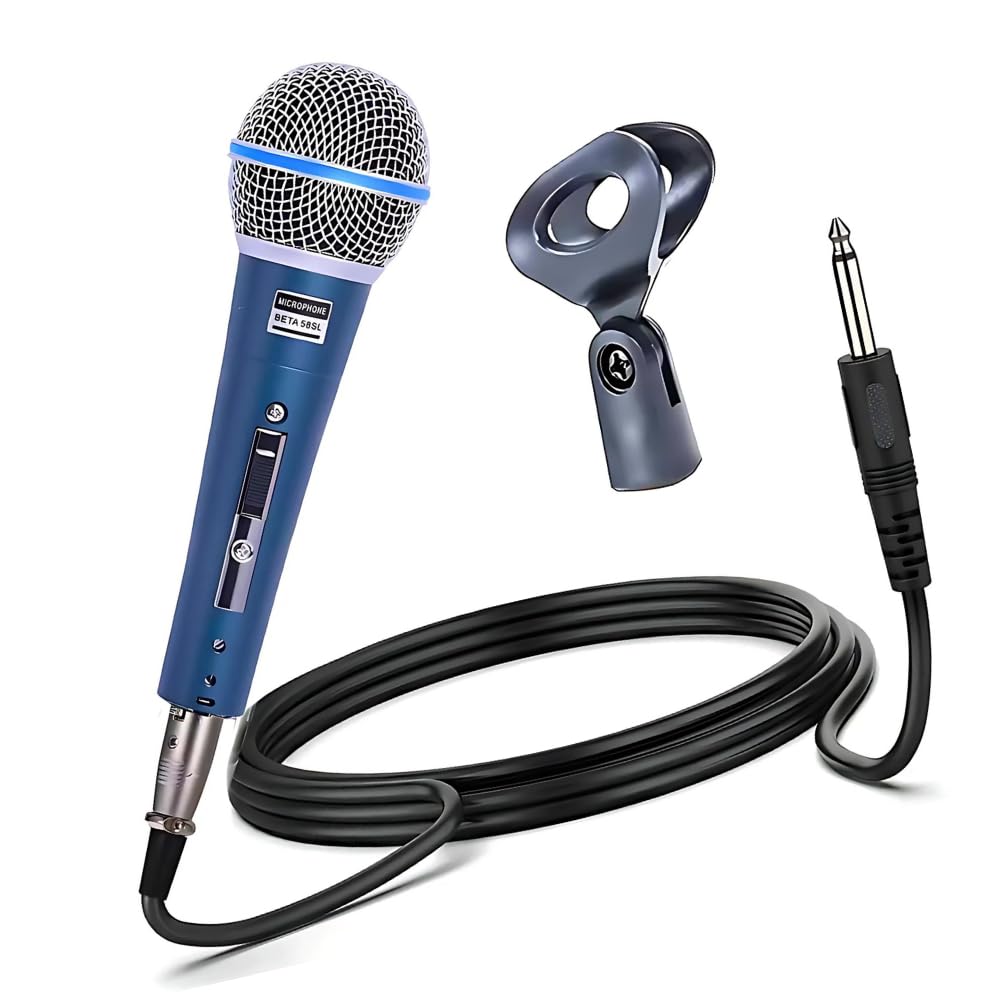 Lapras    Dynamic Vocal Microphone, Durable Metal Construction, On/Off Switch & Clear Audio Output - Perfect For Performers, Spe