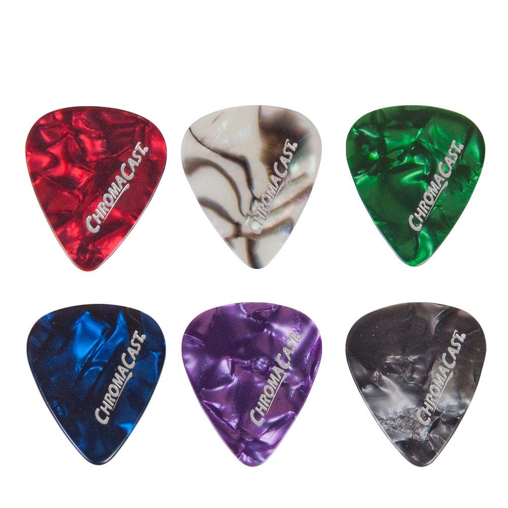 ChromaCast 96 Pick Sampler - Includes Pearl Celluloid and DuraPicks in Assorted Colors/Gauges