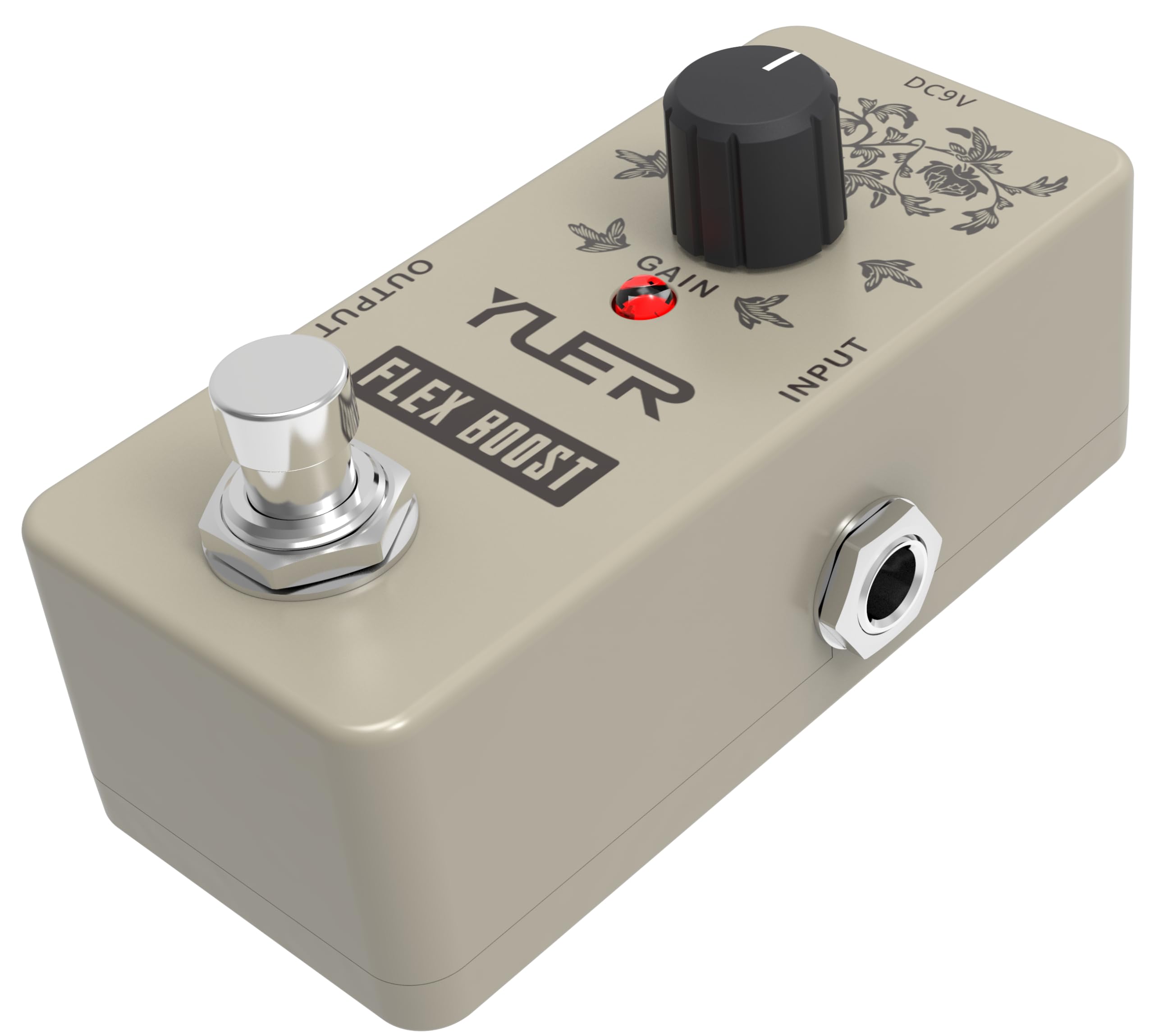 Flex Boost,Guitar Pedal,Electric Guitar Effects Pedal for Guitars and Bass Effect Pedals Mini Single Type DC 9V True Bypass