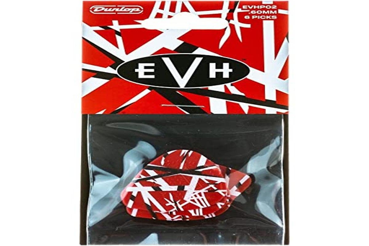 Jim Dunlop Evh Frankenstein Guitar Picks, 6 Pack (Evhp02)