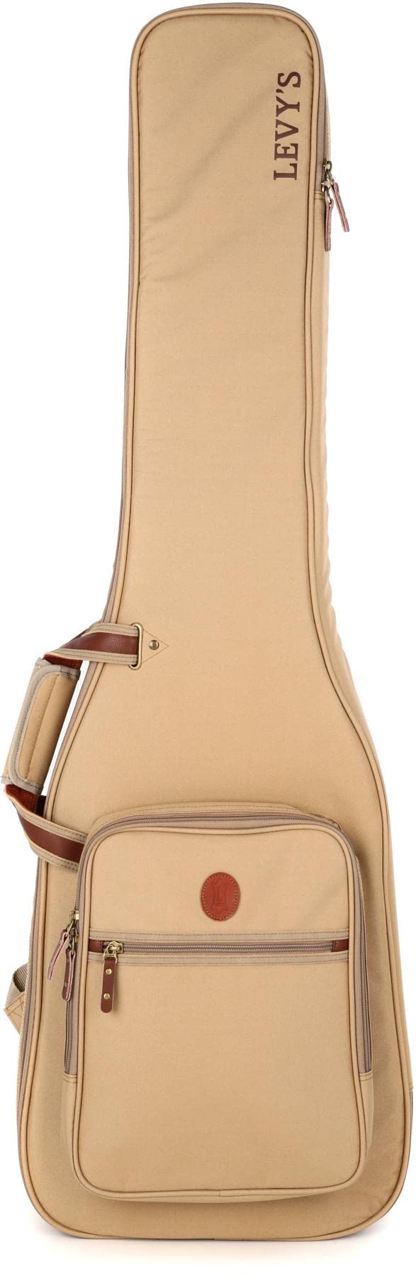 Levy's Deluxe Gig Bag for Bass Guitars - Tan / Tan