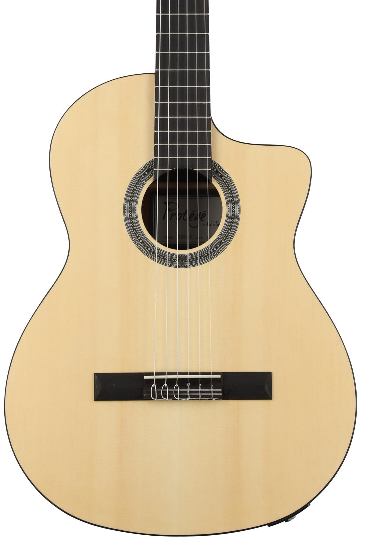 Cordoba C1M-CE Acoustic-Electric Cutaway Nylon String Classical Guitar, Natural