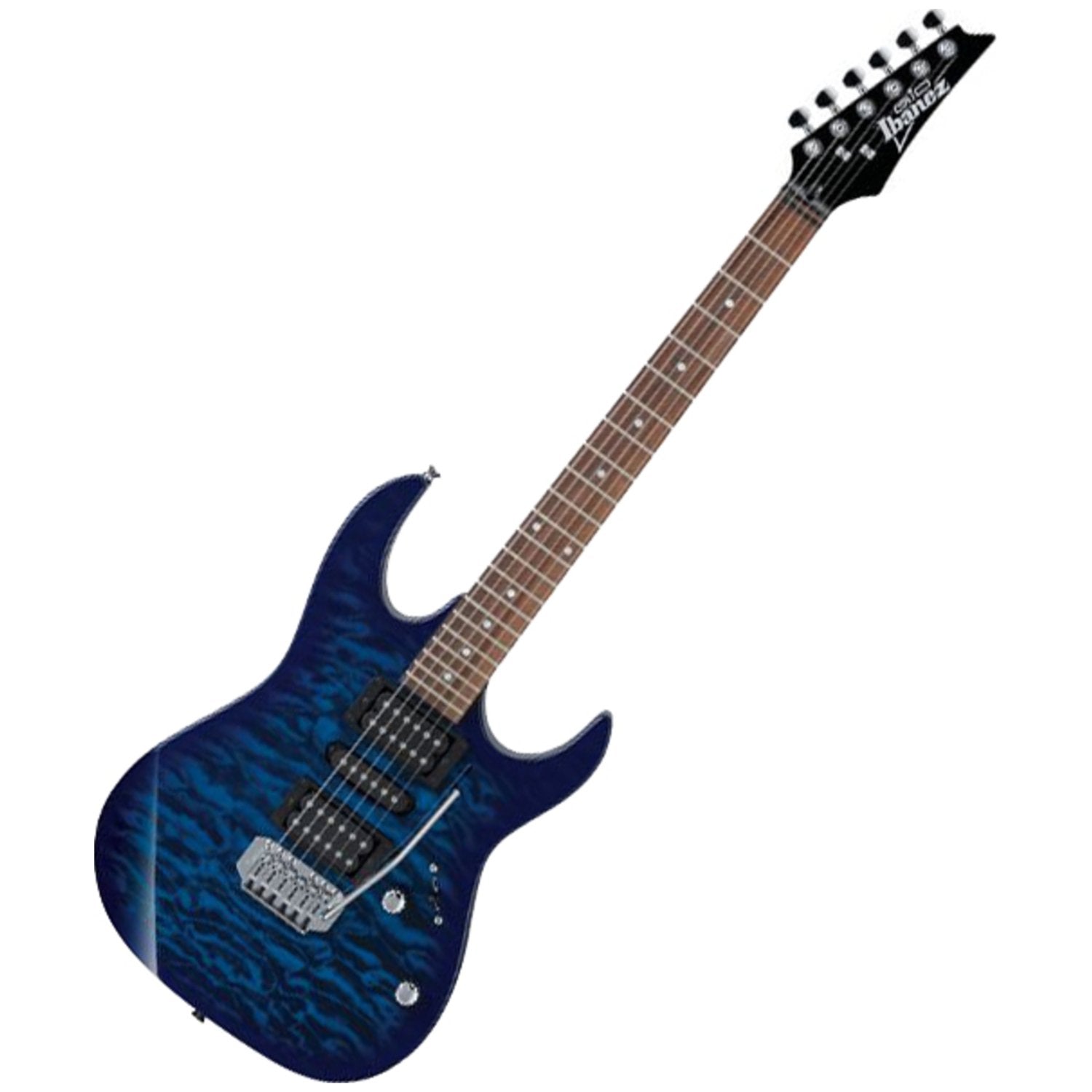 Ibanez GIO Series GRX70QA - Transparent Blue Burst