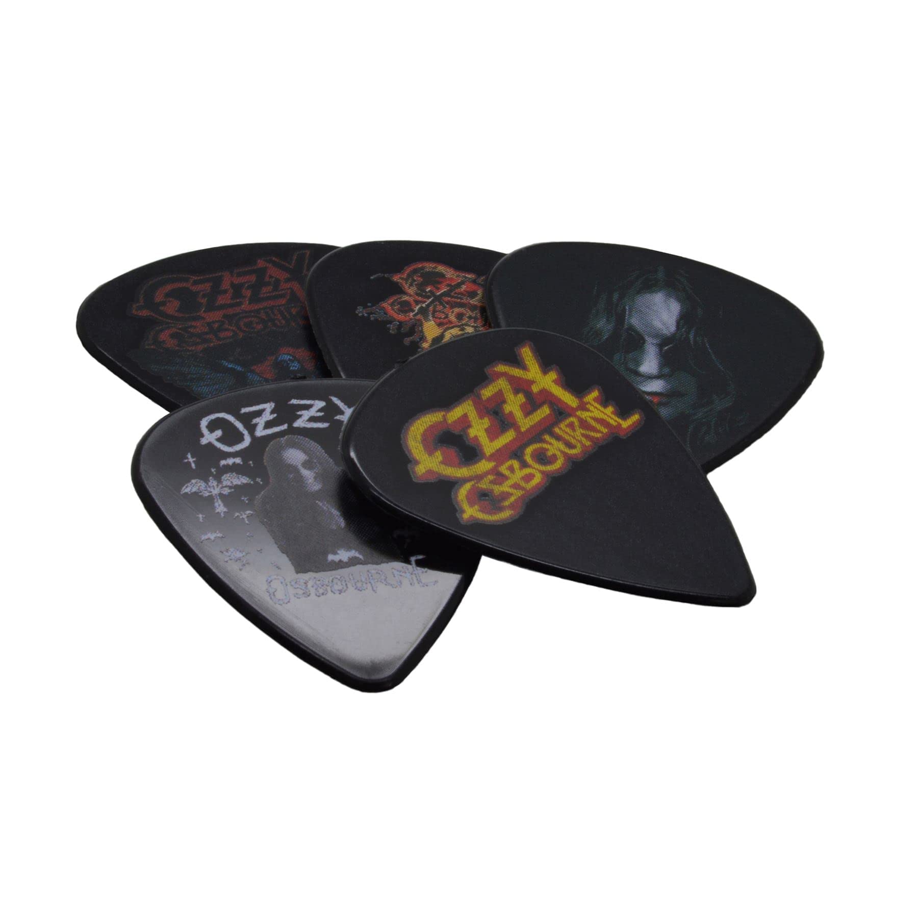 Ozzy Osbourne Heavy Gauge 1Mm Guitar Pick Pack Multicolor