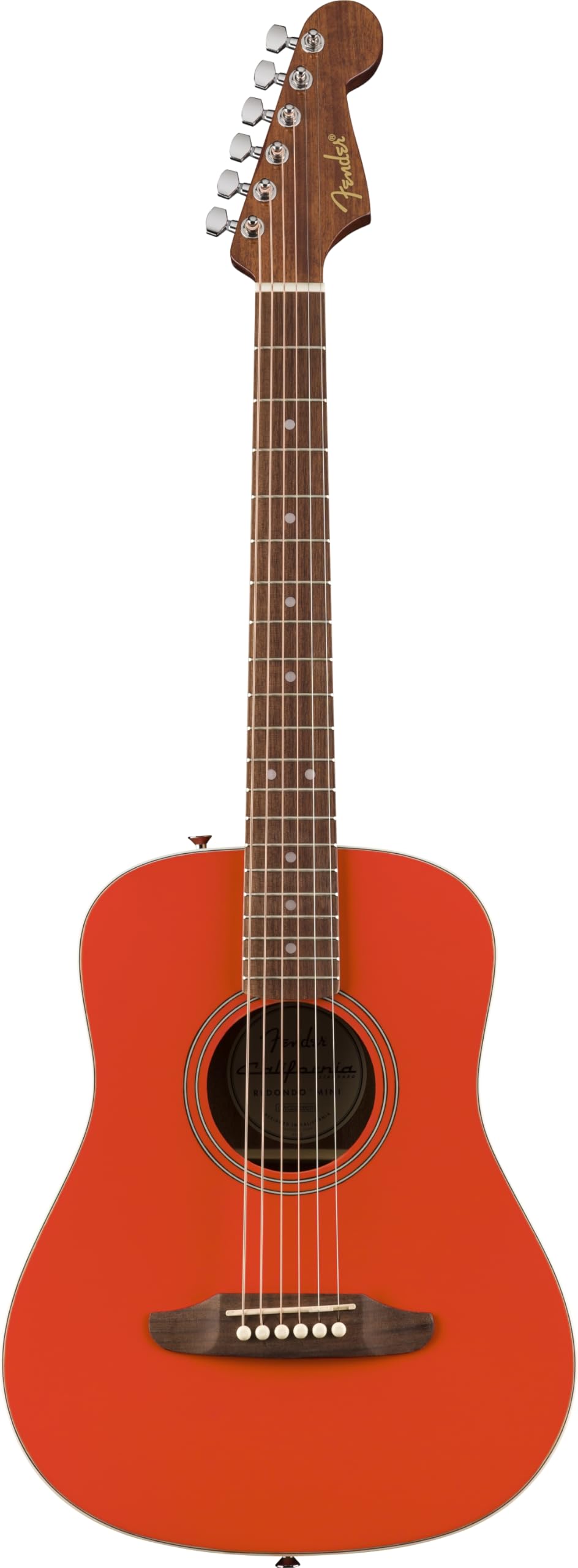 California Standard Redondo Mini with Bag, Spruce Top, Fiesta Red
