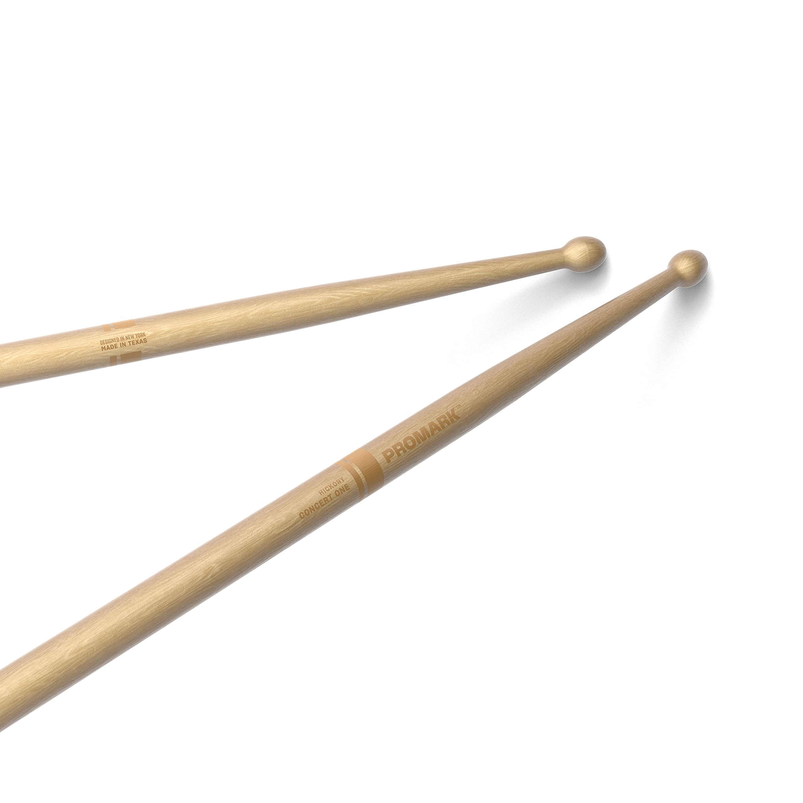 ProMark Drum Sticks - Concert One Drumsticks - Drum Sticks Set - Wood Tip - American Hickory Drumsticks - Consistent Weight and 