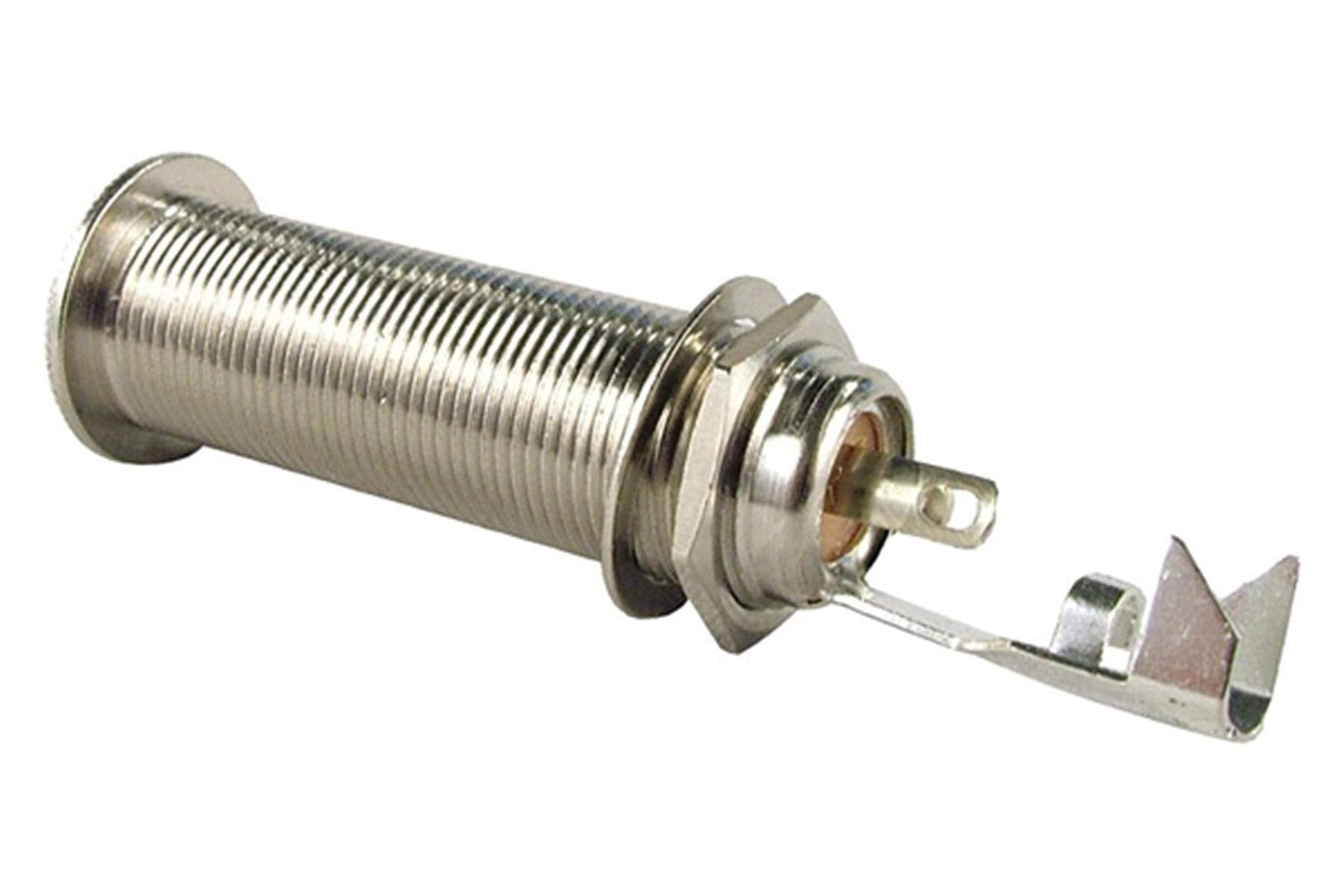 Switchcraft 152B 1/4-Inch Stereo Trs Deep Panel Jack With Washer And Nut, Nickel Finish